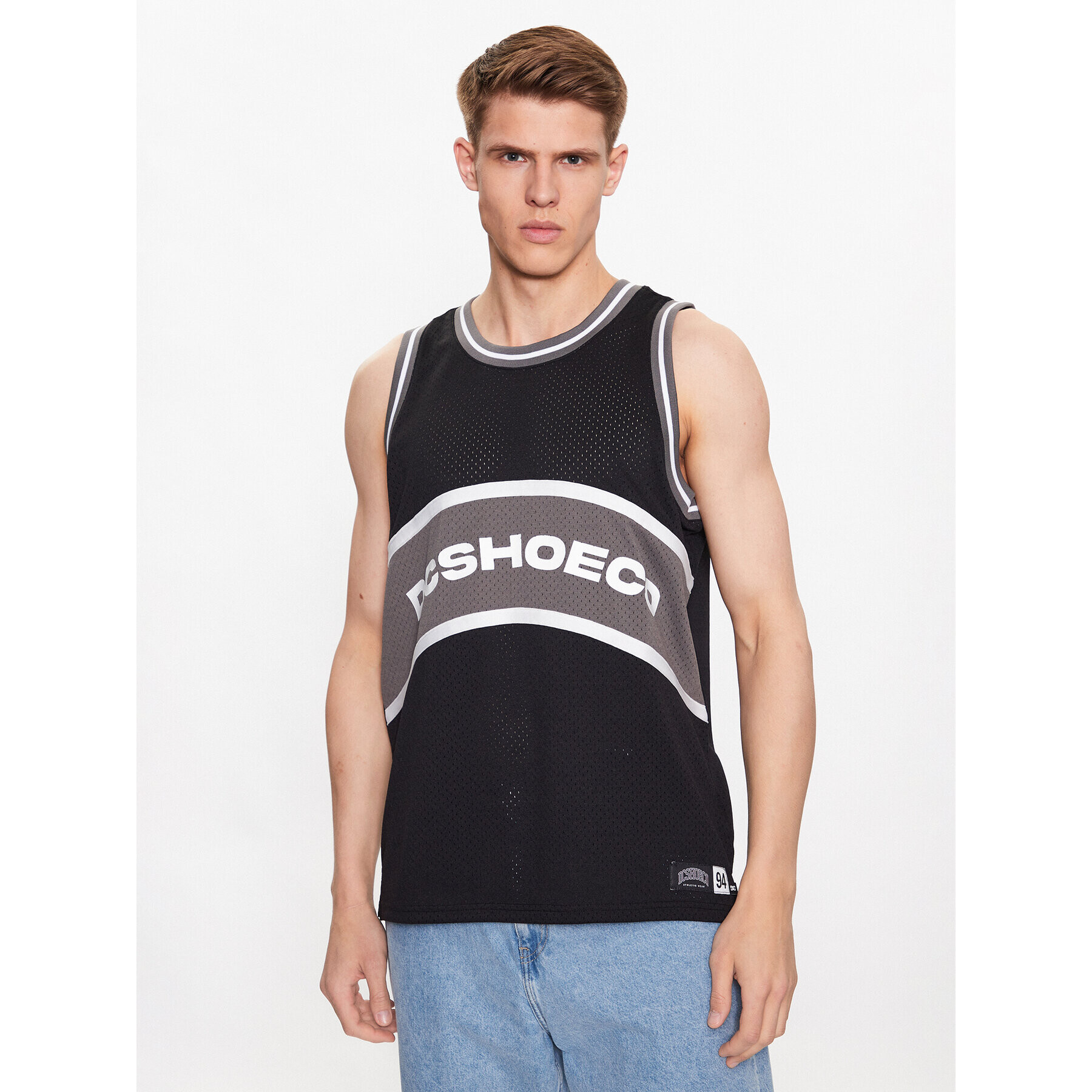 DC Tank top Pastime ADYKT03210 Negru Regular Fit - Pled.ro