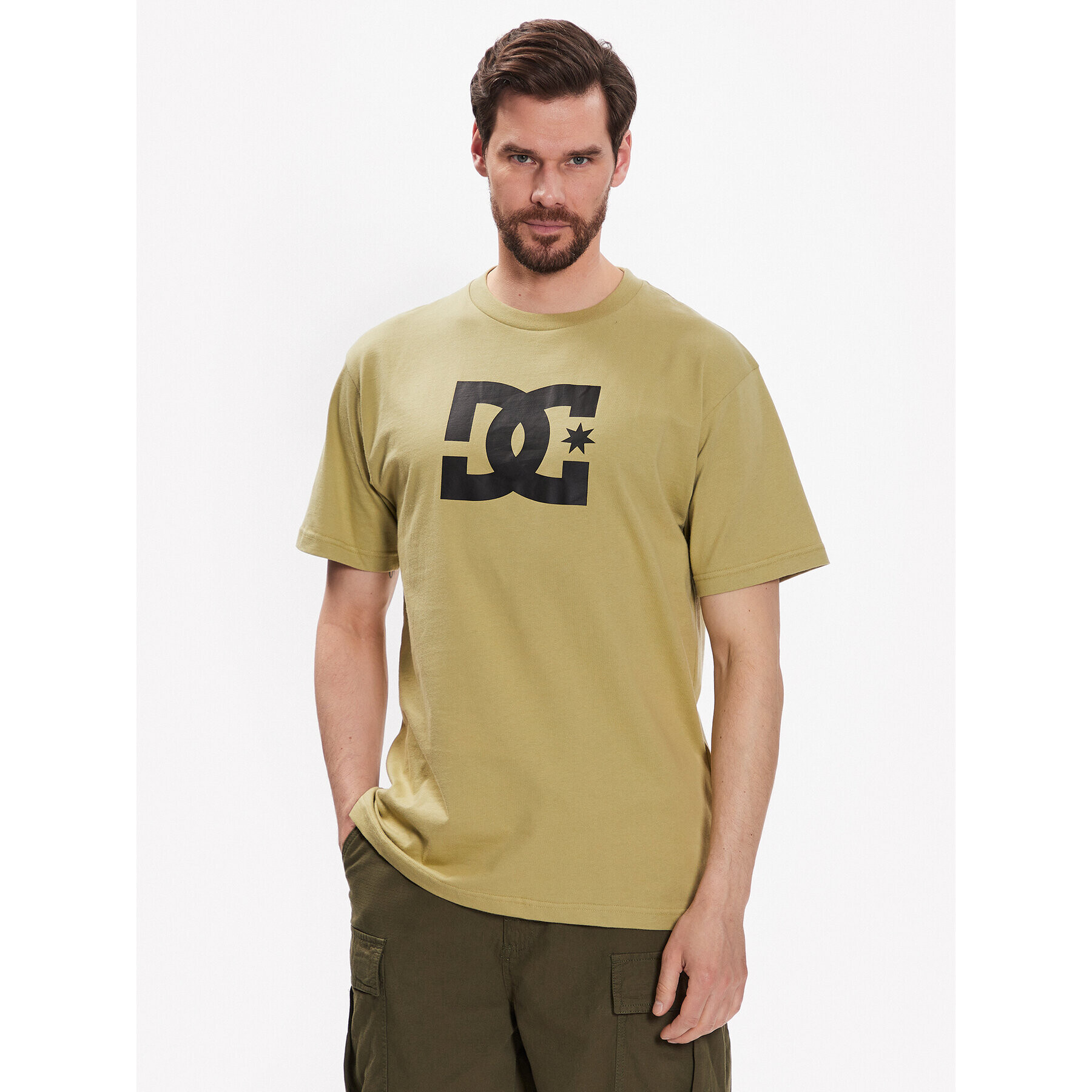 DC Tricou ADYZT04985 Verde Relaxed Fit - Pled.ro