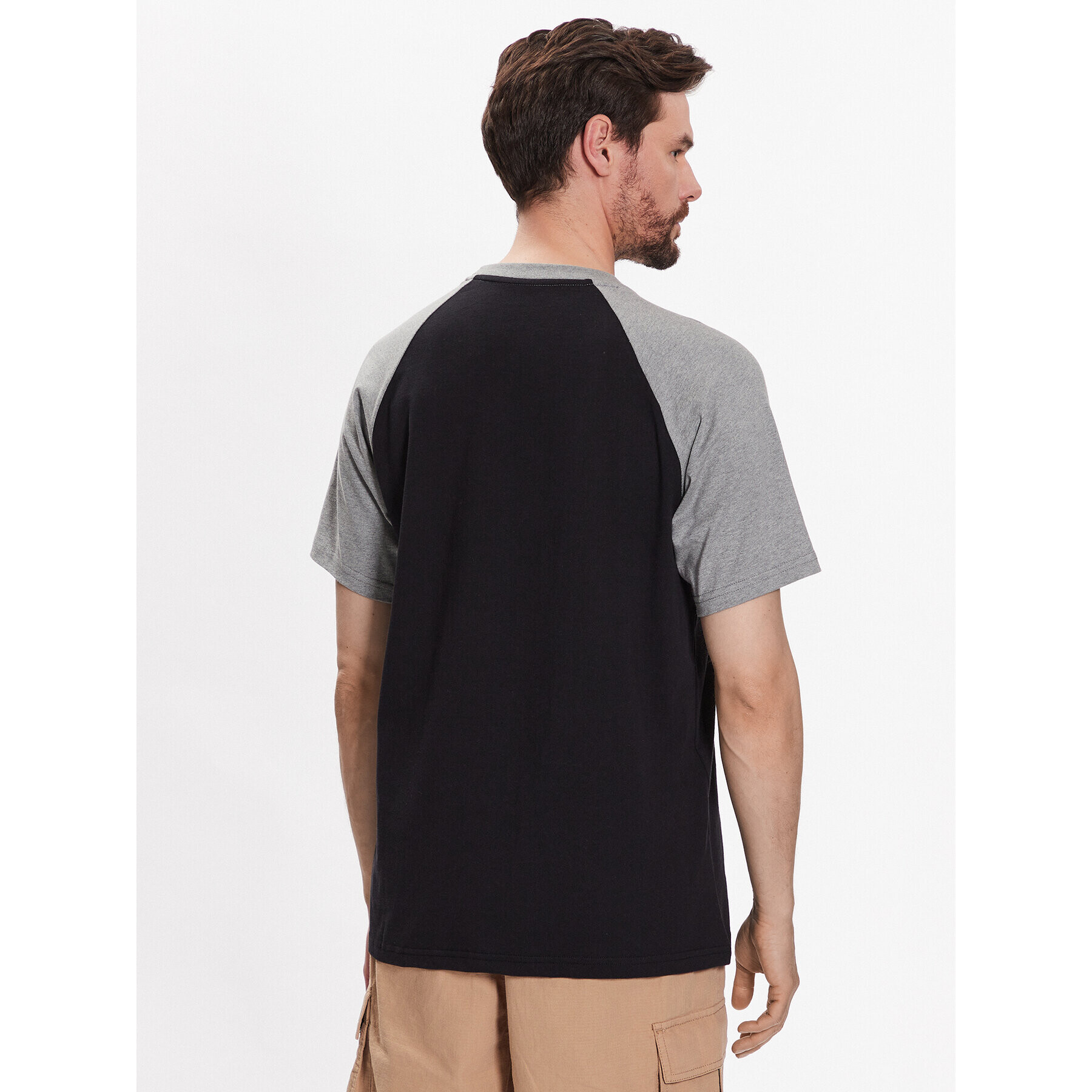 DC Tricou ADYZT04998 Negru Regular Fit - Pled.ro