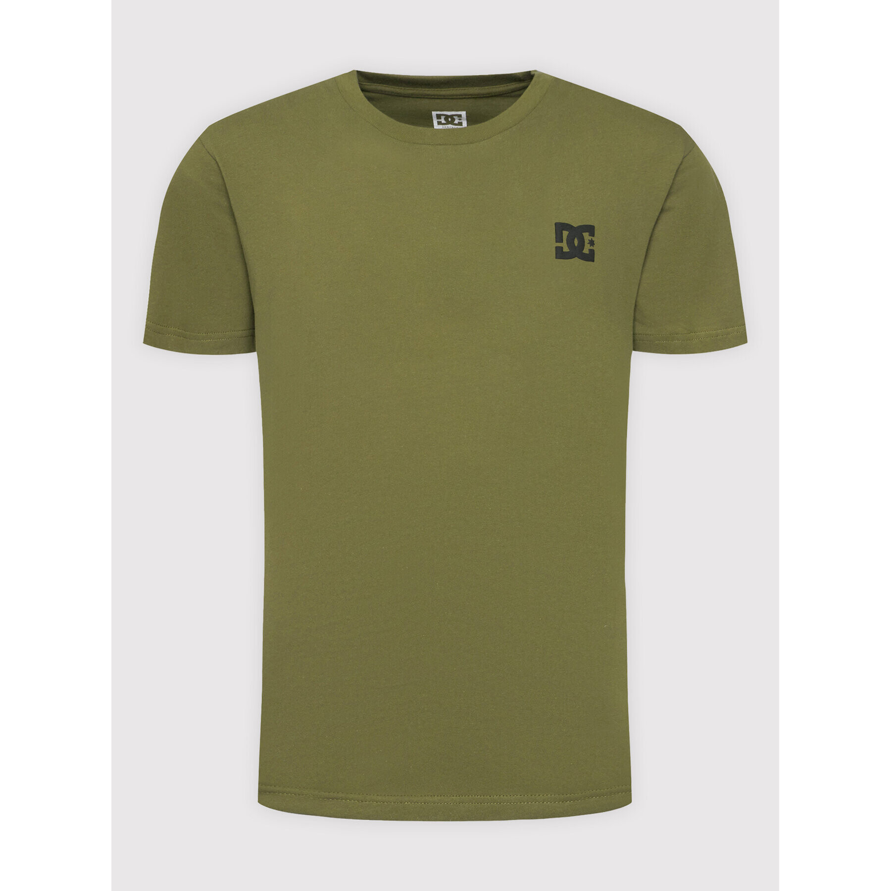 DC Tricou Big Problems ADYZT05095 Verde Slim Fit - Pled.ro