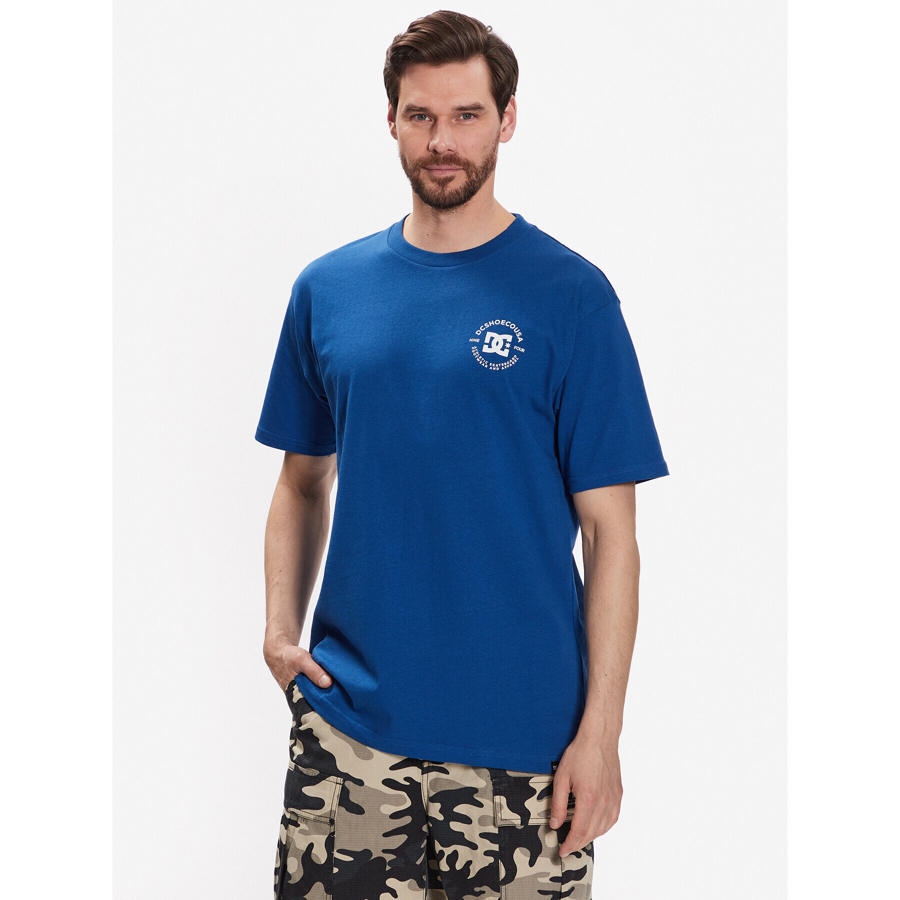 DC Tricou Star Pilot ADYZT04991 Bleumarin Relaxed Fit - Pled.ro