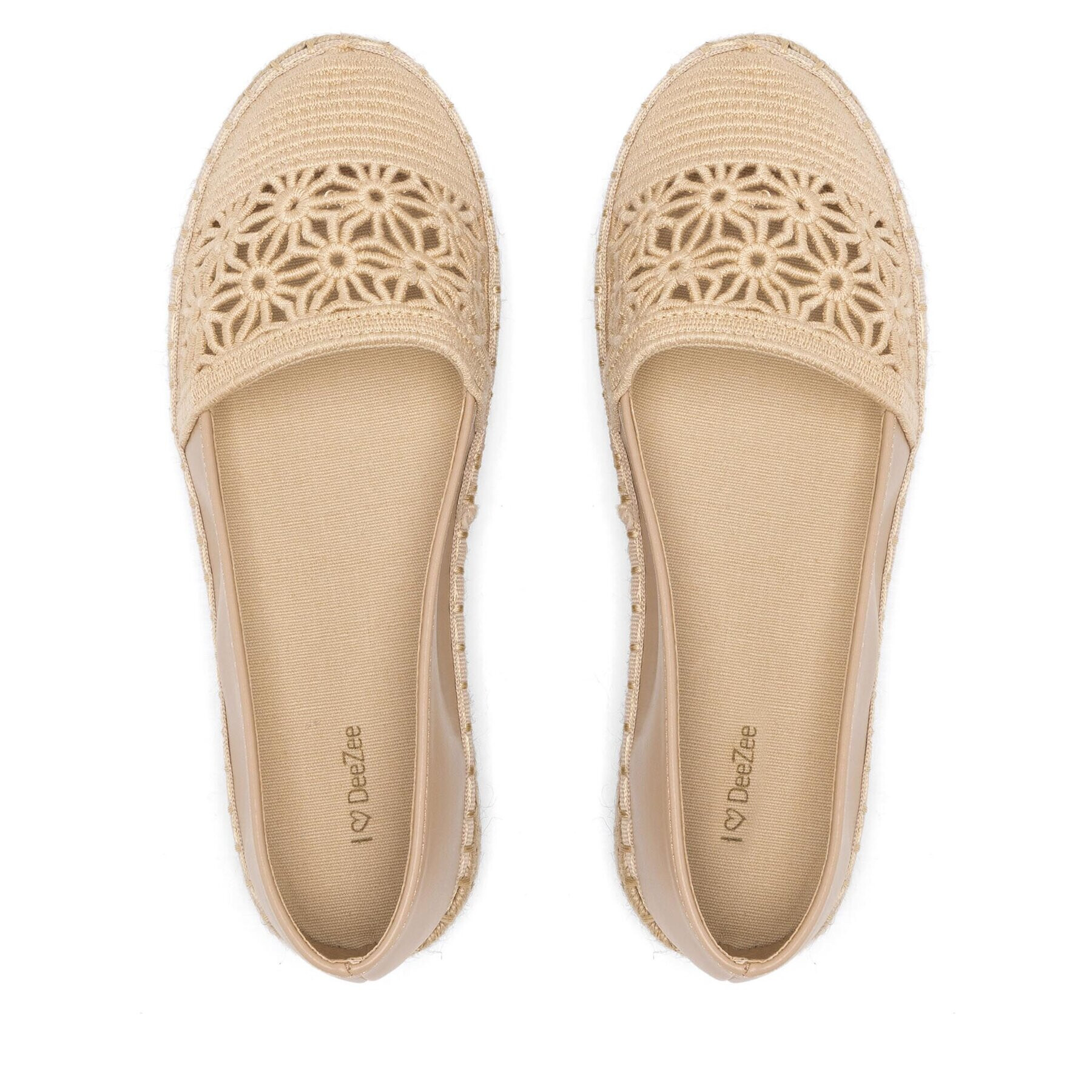 DeeZee Espadrile HER SOUL WSS990-204 Bej - Pled.ro