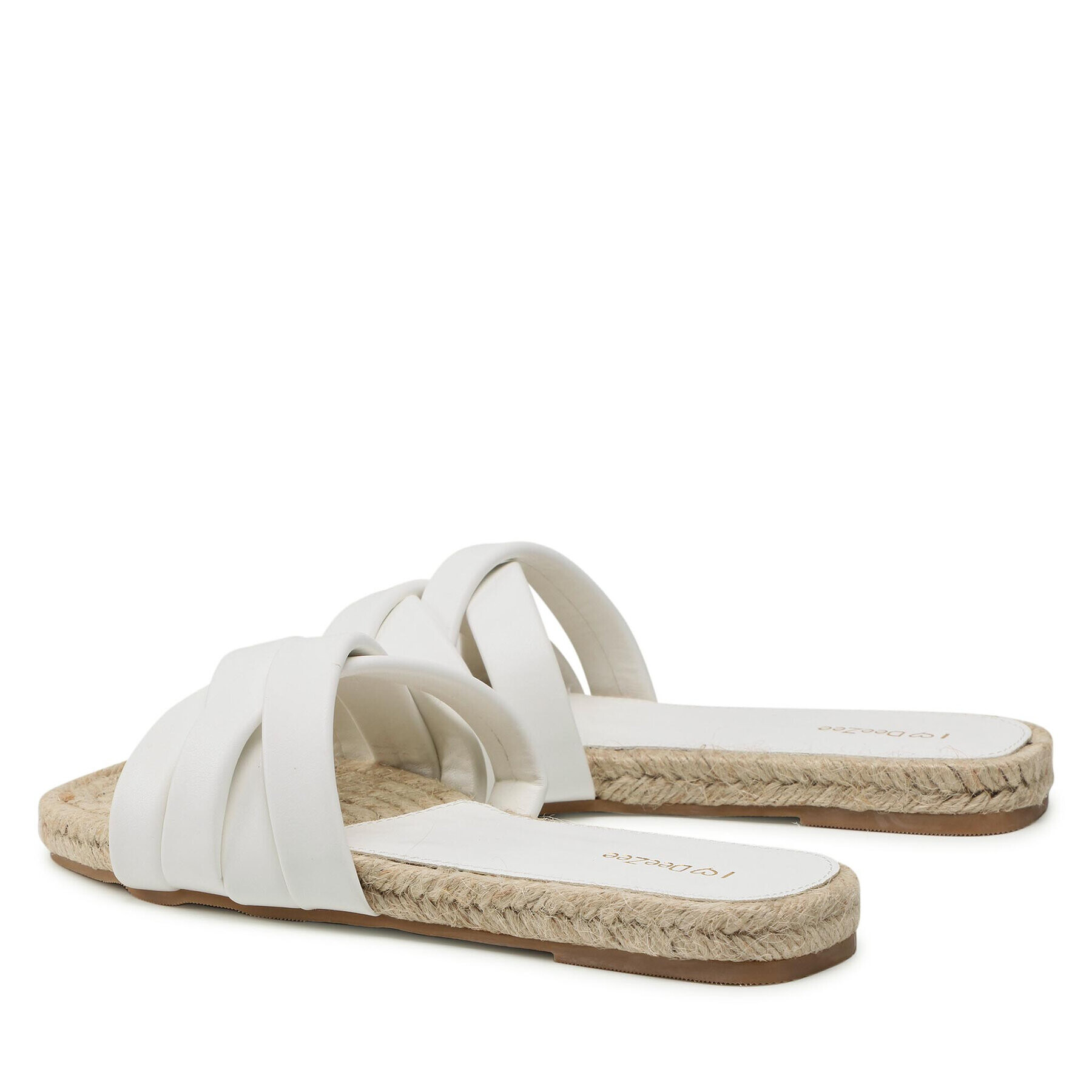 DeeZee Espadrile HXH06220102 Alb - Pled.ro