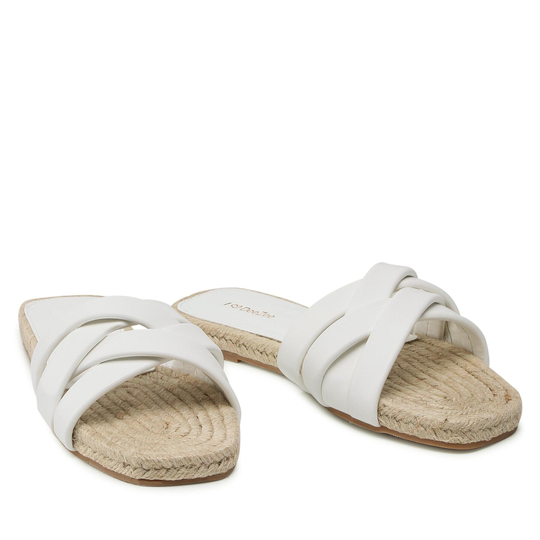 DeeZee Espadrile HXH06220102 Alb - Pled.ro