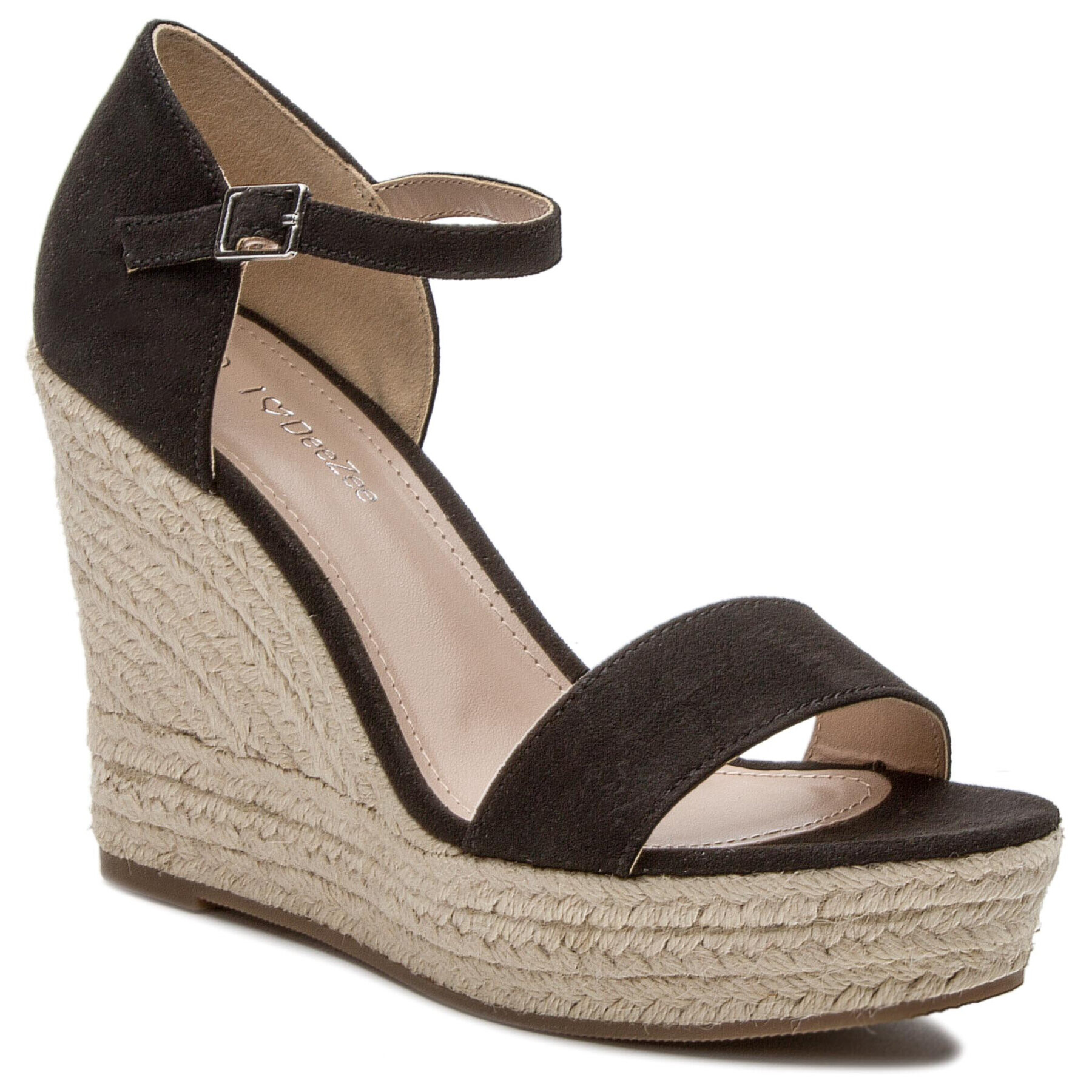 DeeZee Espadrile LS4514-16 Negru - Pled.ro