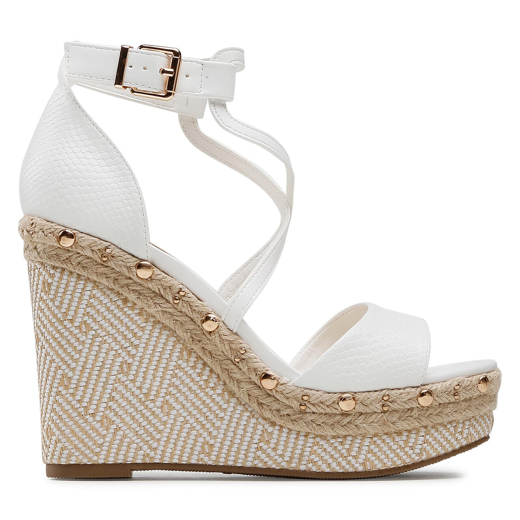 DeeZee Espadrile LS5442-02 Alb - Pled.ro