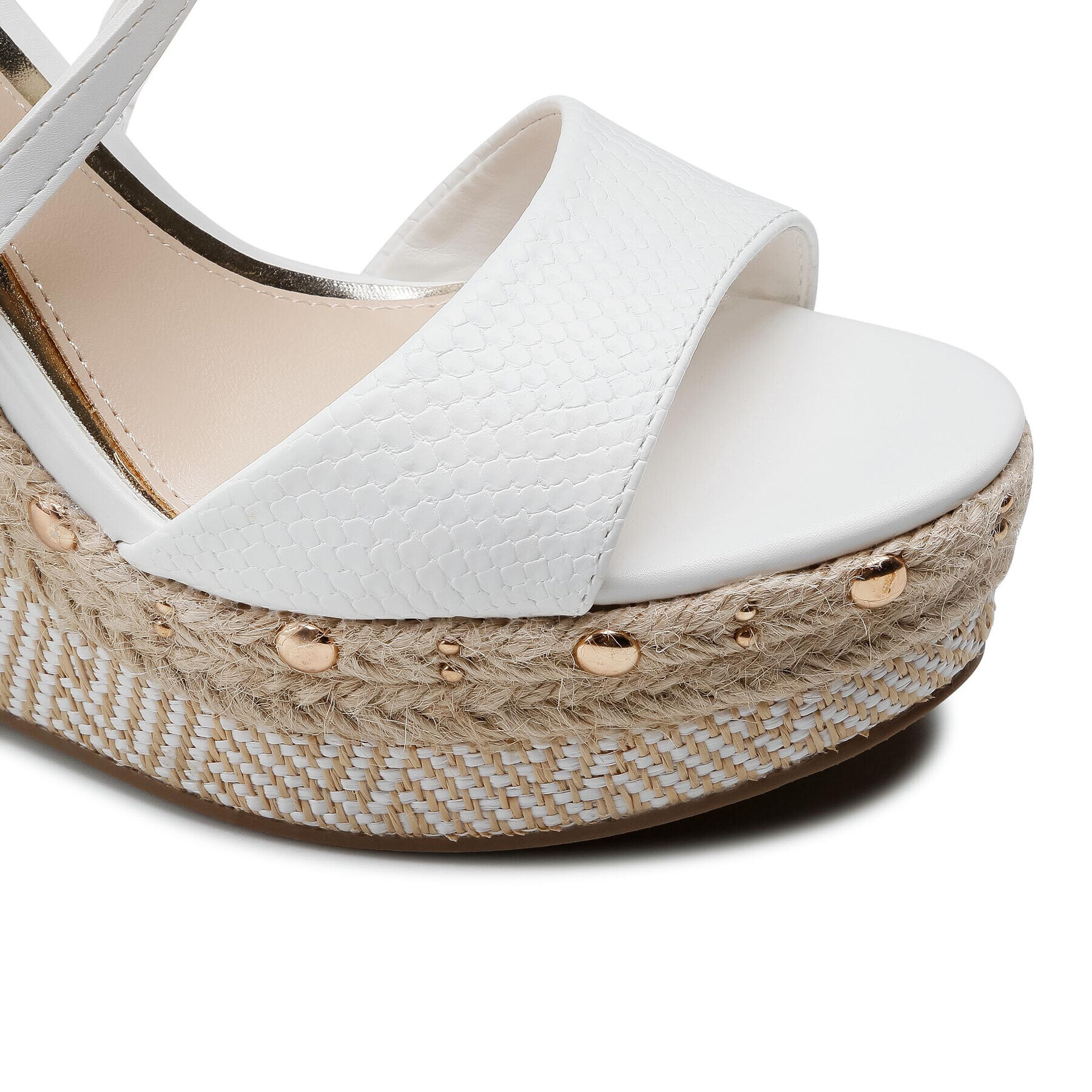 DeeZee Espadrile LS5442-02 Alb - Pled.ro