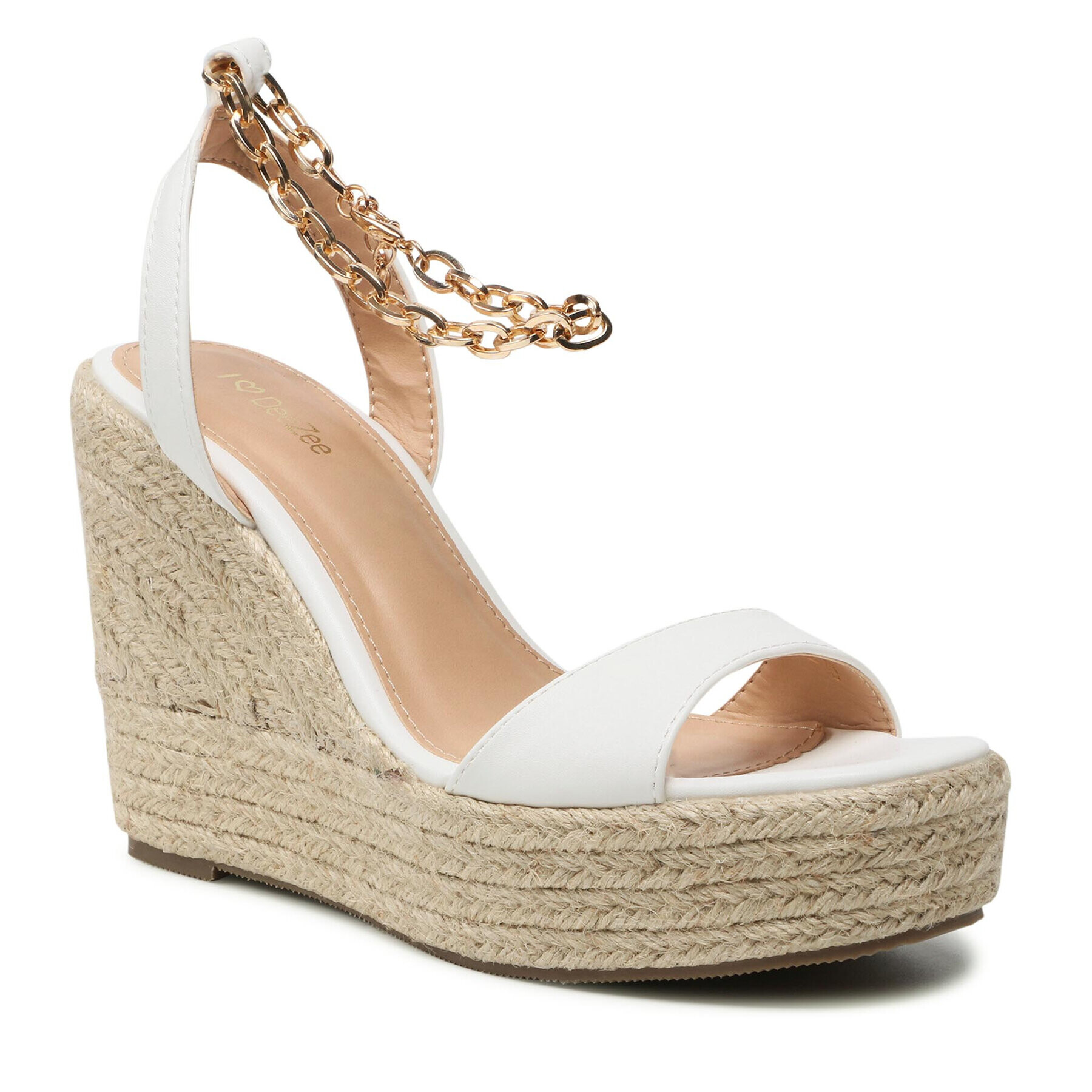 DeeZee Espadrile LS5517-03 Alb - Pled.ro