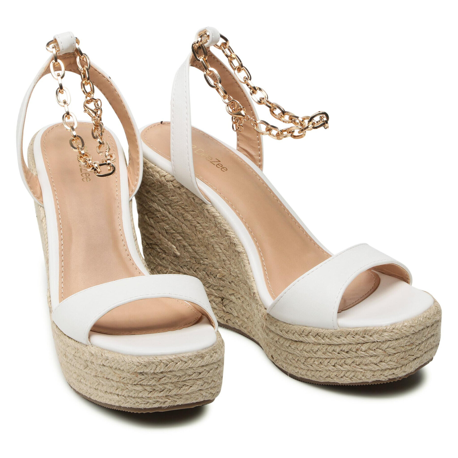 DeeZee Espadrile LS5517-03 Alb - Pled.ro