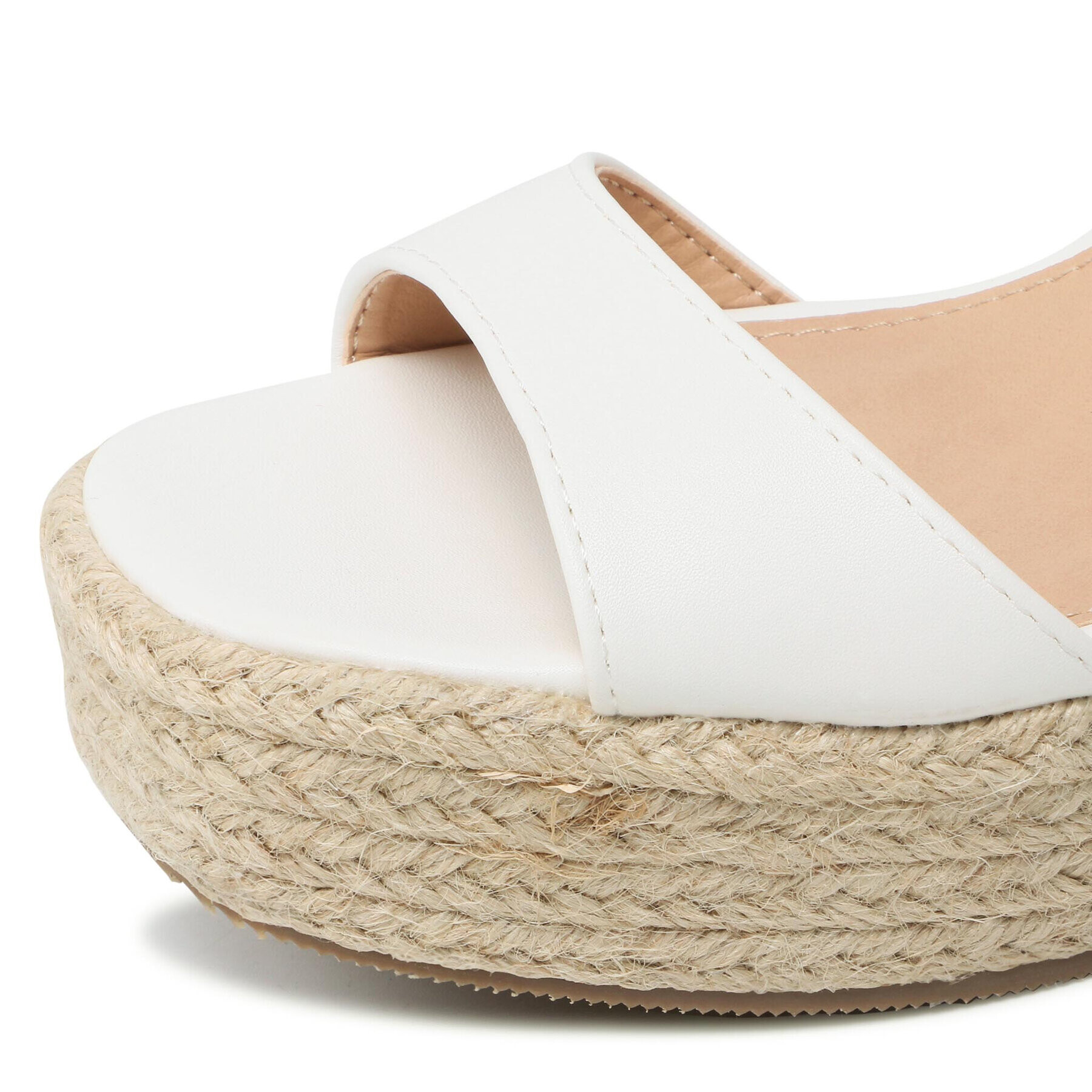 DeeZee Espadrile LS5517-03 Alb - Pled.ro