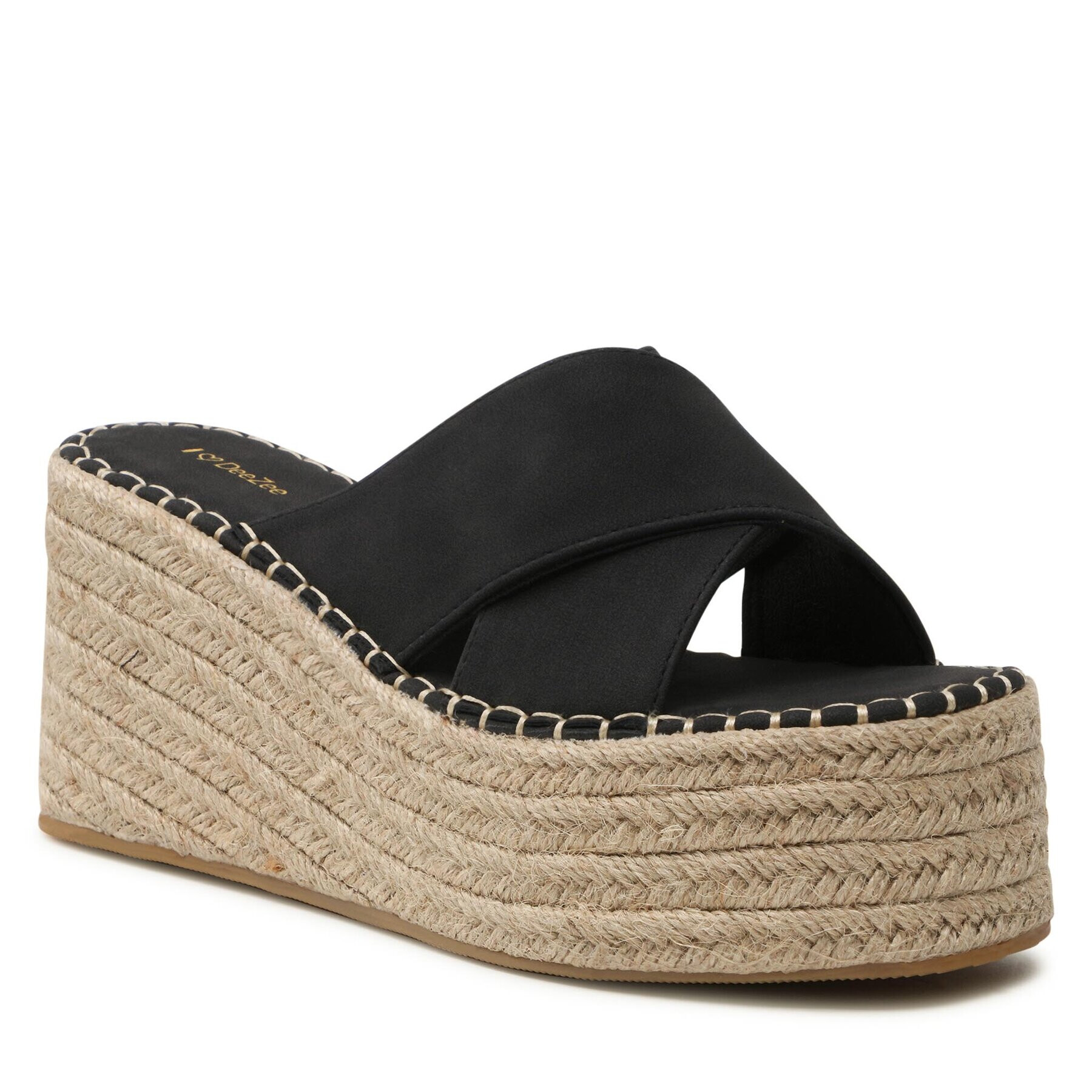 DeeZee Espadrile Q8745-6 Negru - Pled.ro