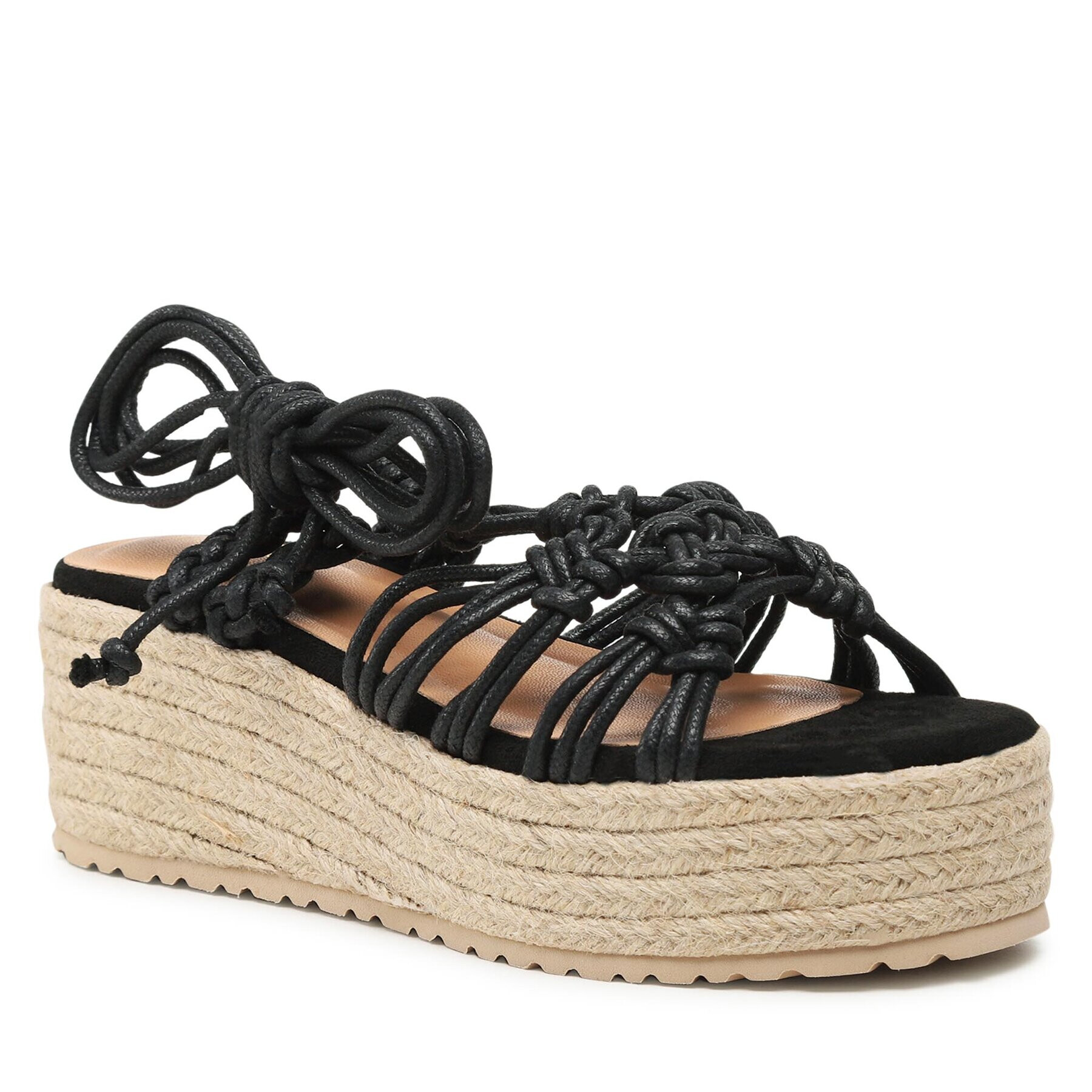 DeeZee Espadrile RT220681 Negru - Pled.ro