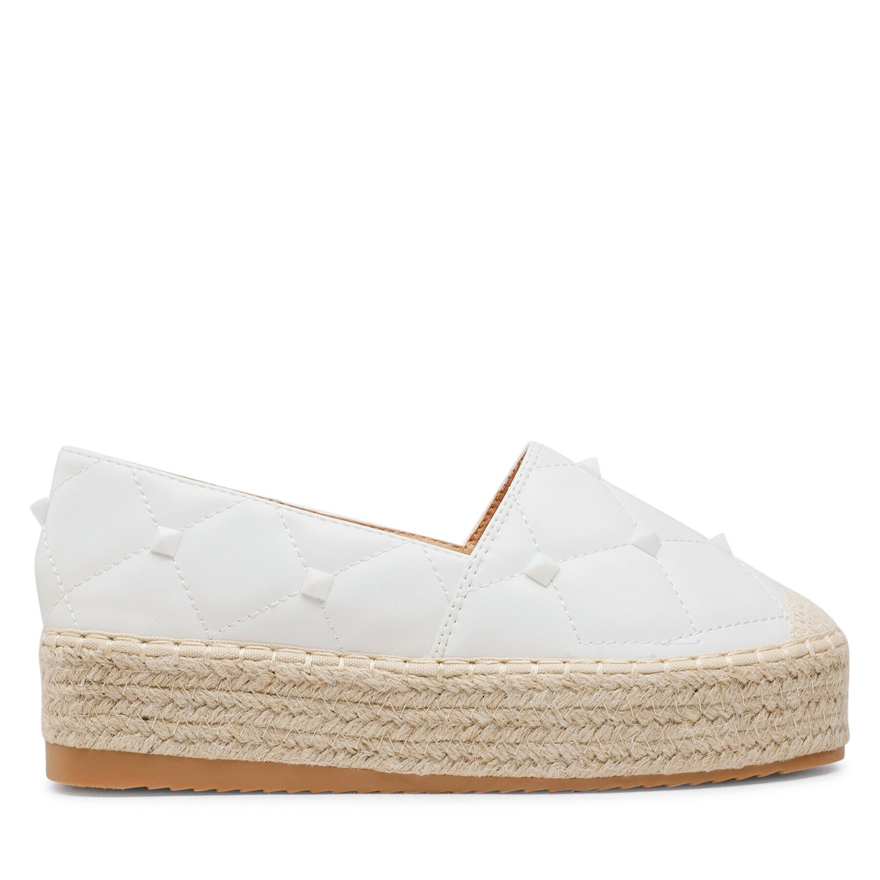 DeeZee Espadrile WS020610-01 Alb - Pled.ro