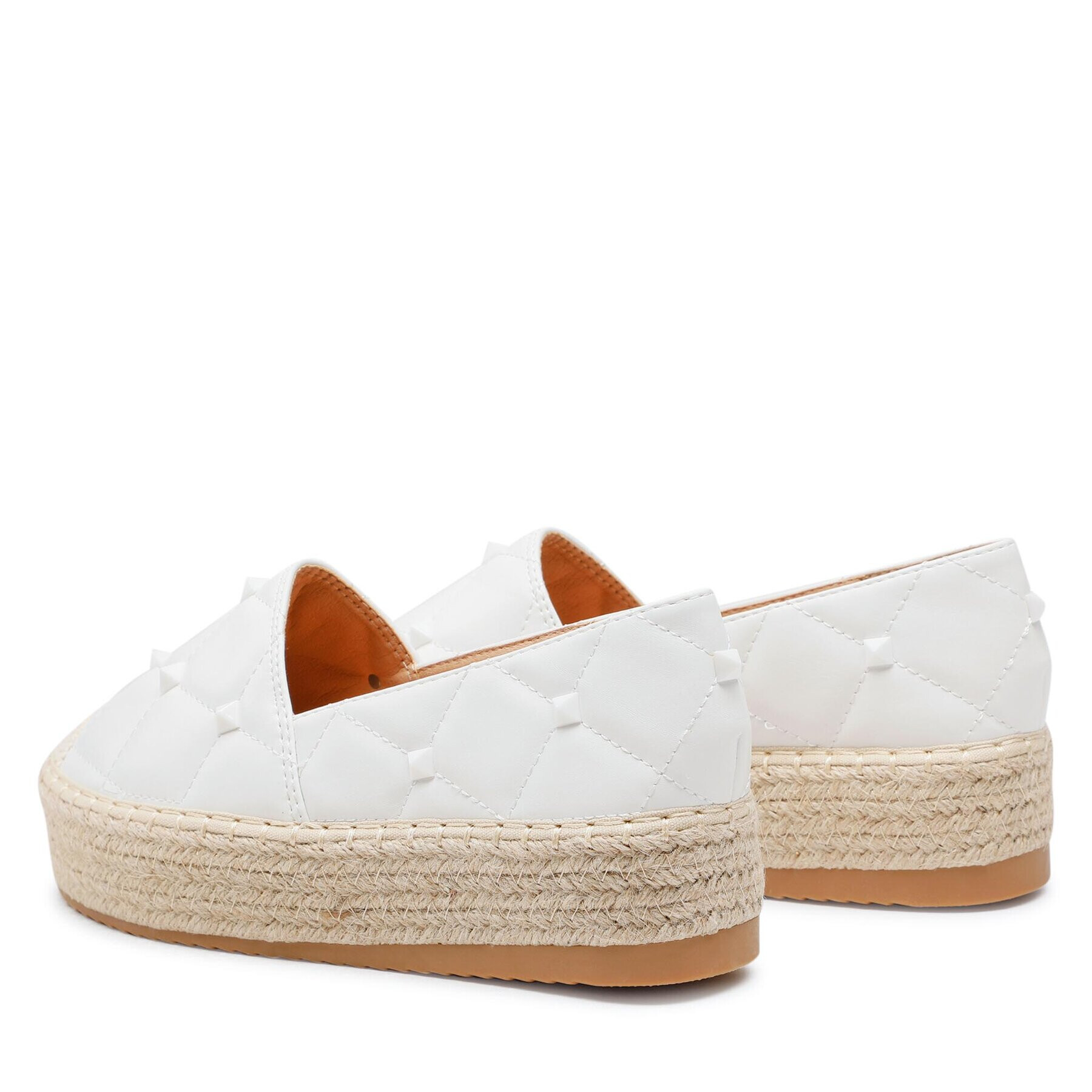 DeeZee Espadrile WS020610-01 Alb - Pled.ro