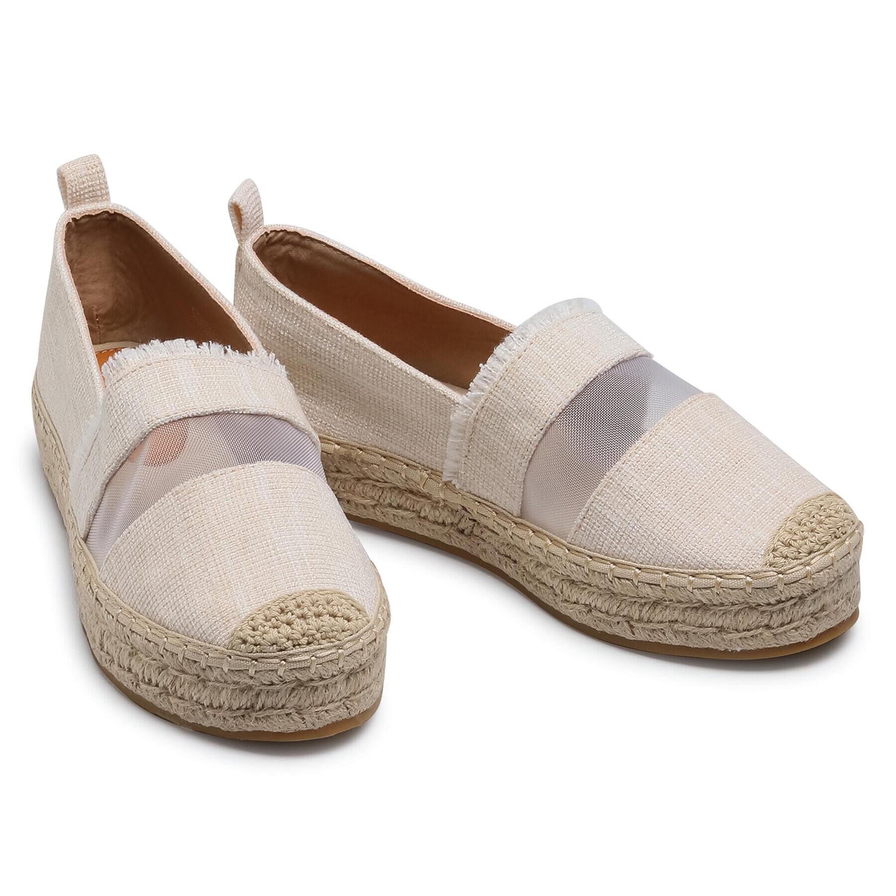 DeeZee Espadrile WS083102-02 Bej - Pled.ro