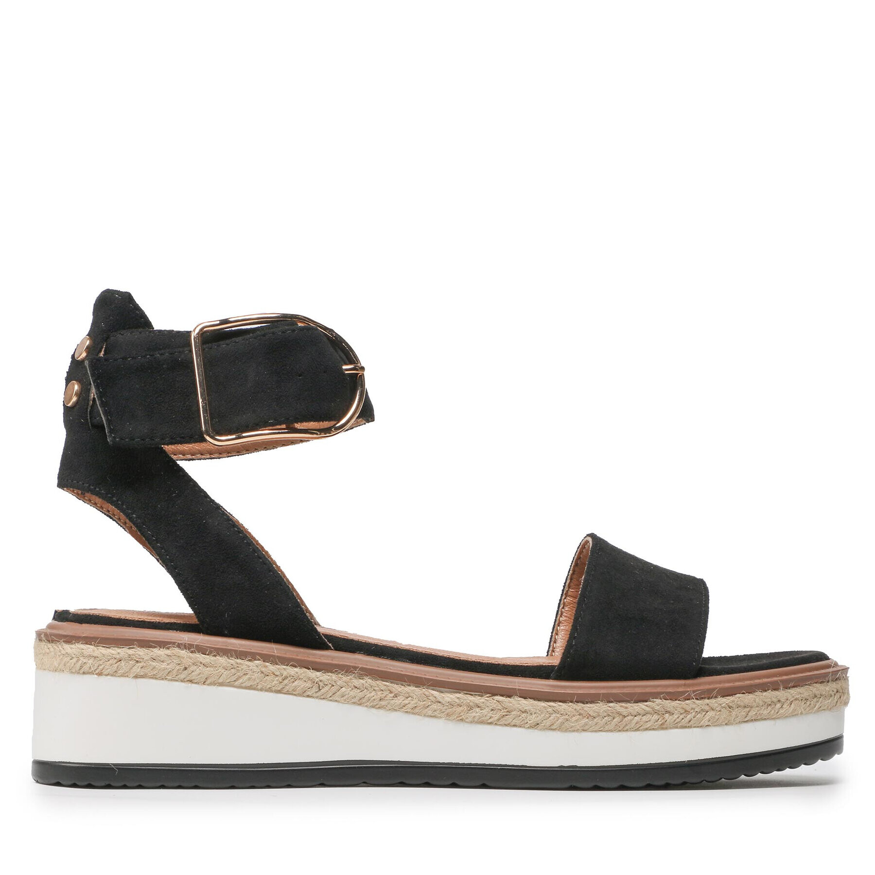 DeeZee Espadrile WS091-01 Negru - Pled.ro