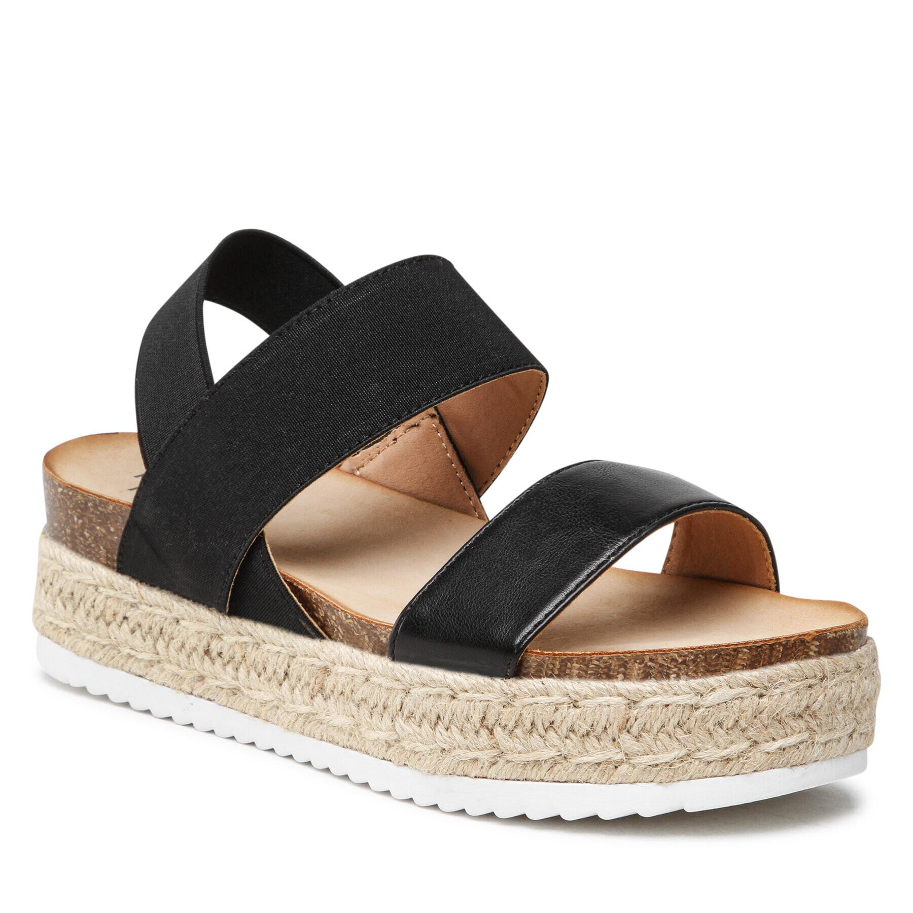 DeeZee Espadrile WS17059-09 Negru - Pled.ro