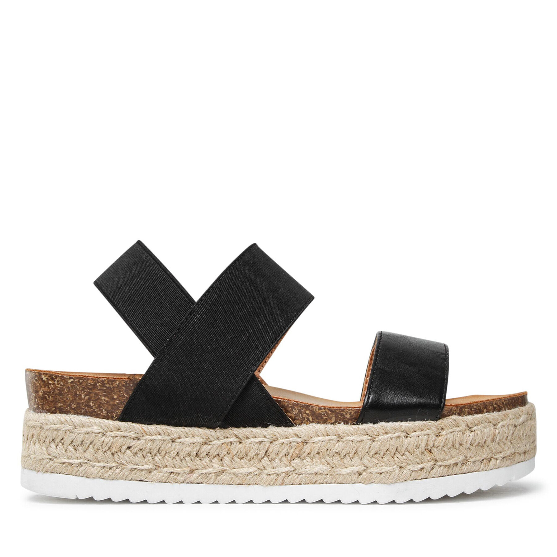 DeeZee Espadrile WS17059-09 Negru - Pled.ro