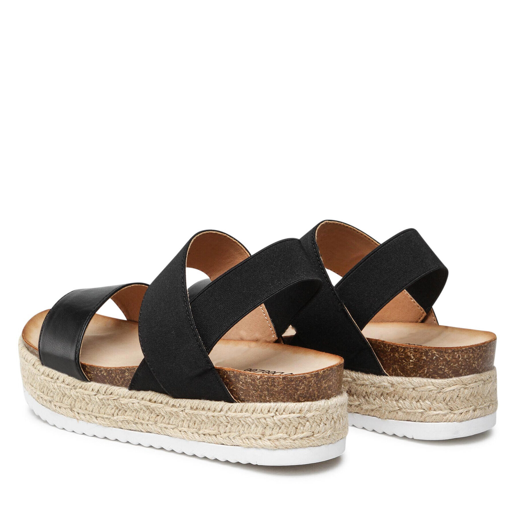 DeeZee Espadrile WS17059-09 Negru - Pled.ro