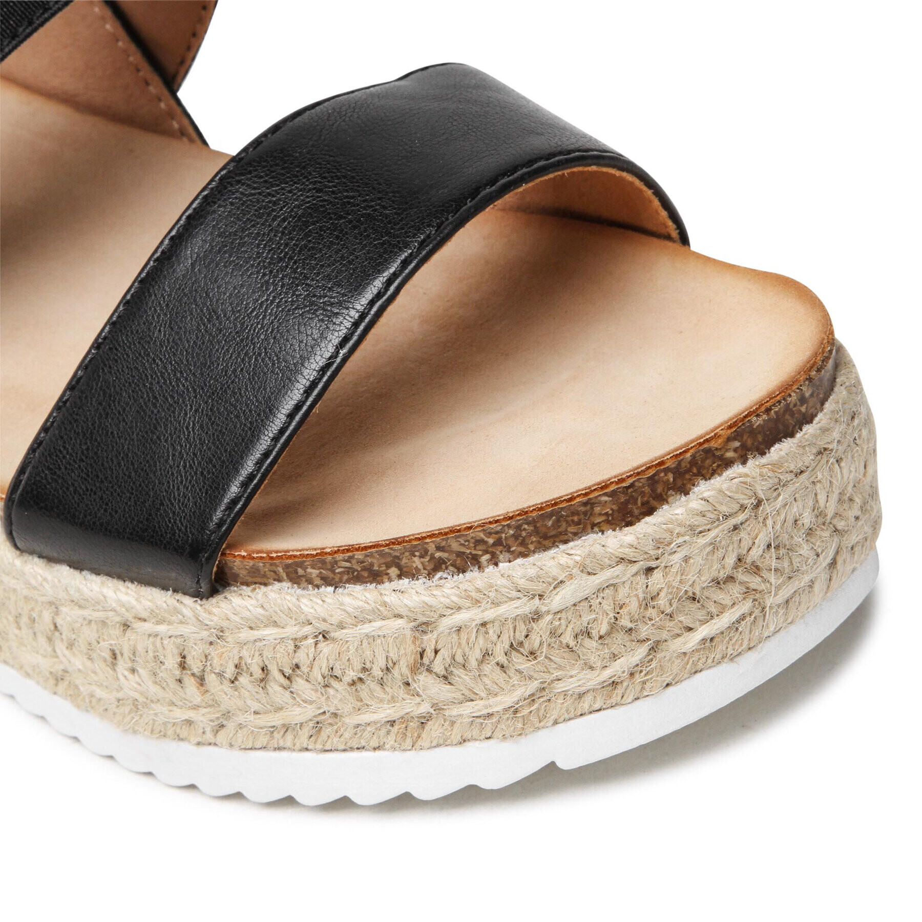 DeeZee Espadrile WS17059-09 Negru - Pled.ro