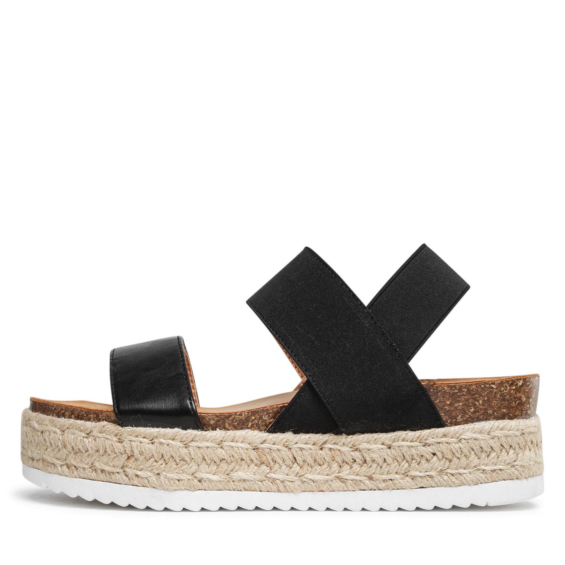 DeeZee Espadrile WS17059-09 Negru - Pled.ro