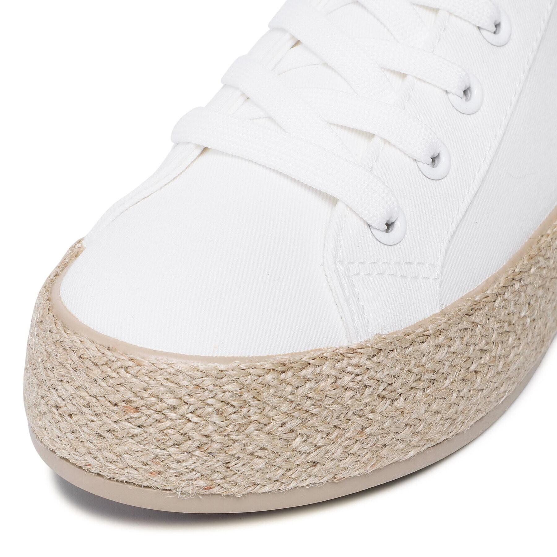 DeeZee Espadrile WS19130-3 Alb - Pled.ro