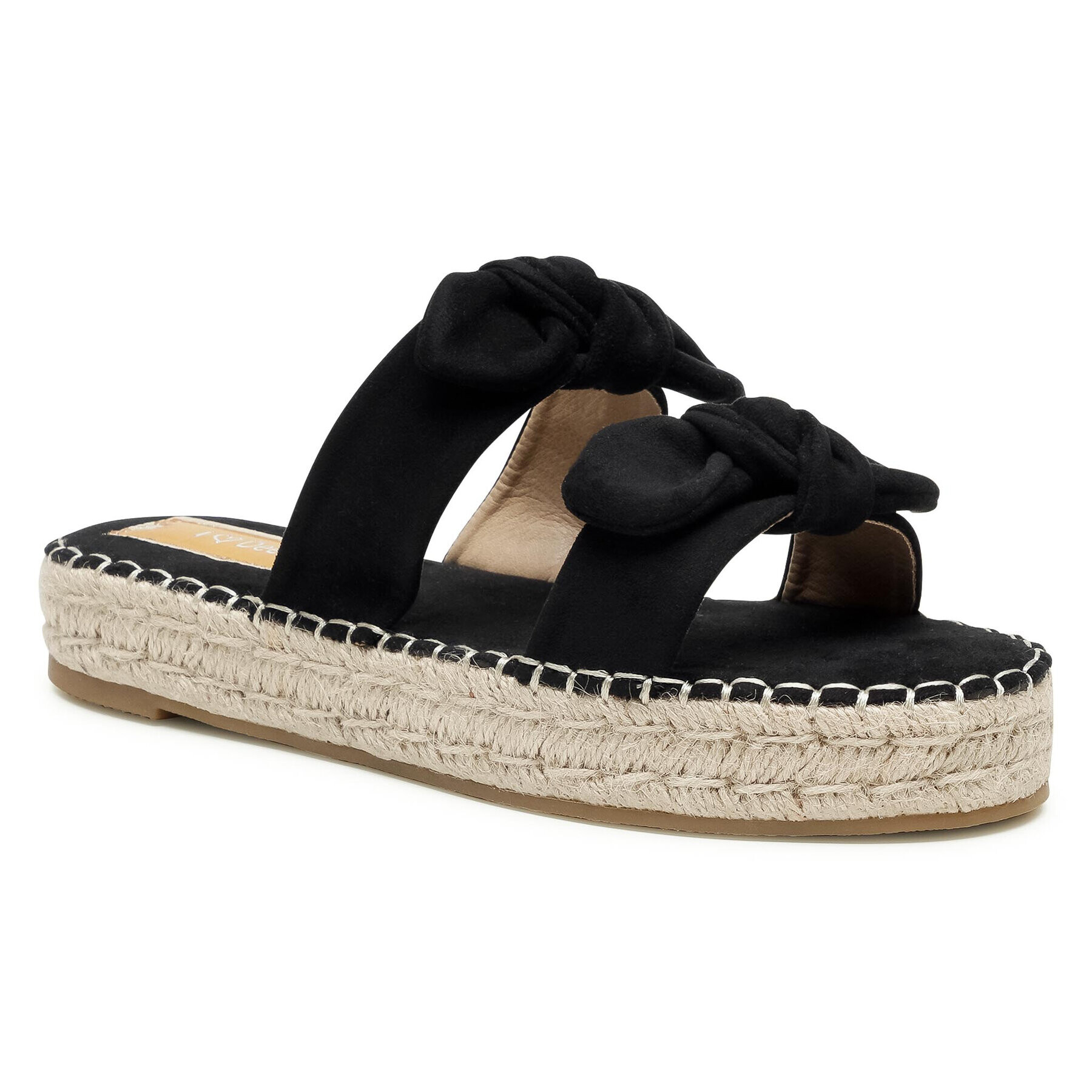 DeeZee Espadrile WS19354-12 Negru - Pled.ro