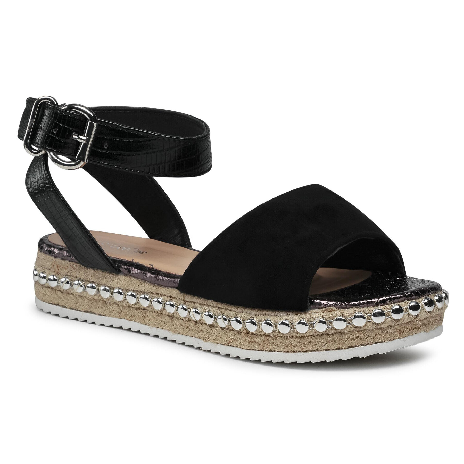 DeeZee Espadrile WS210402-01 Negru - Pled.ro