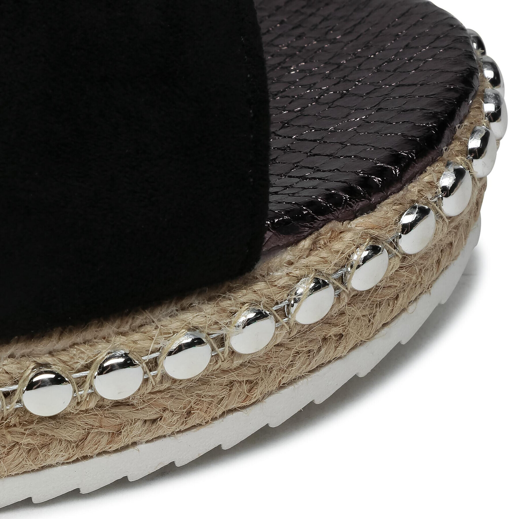 DeeZee Espadrile WS210402-01 Negru - Pled.ro