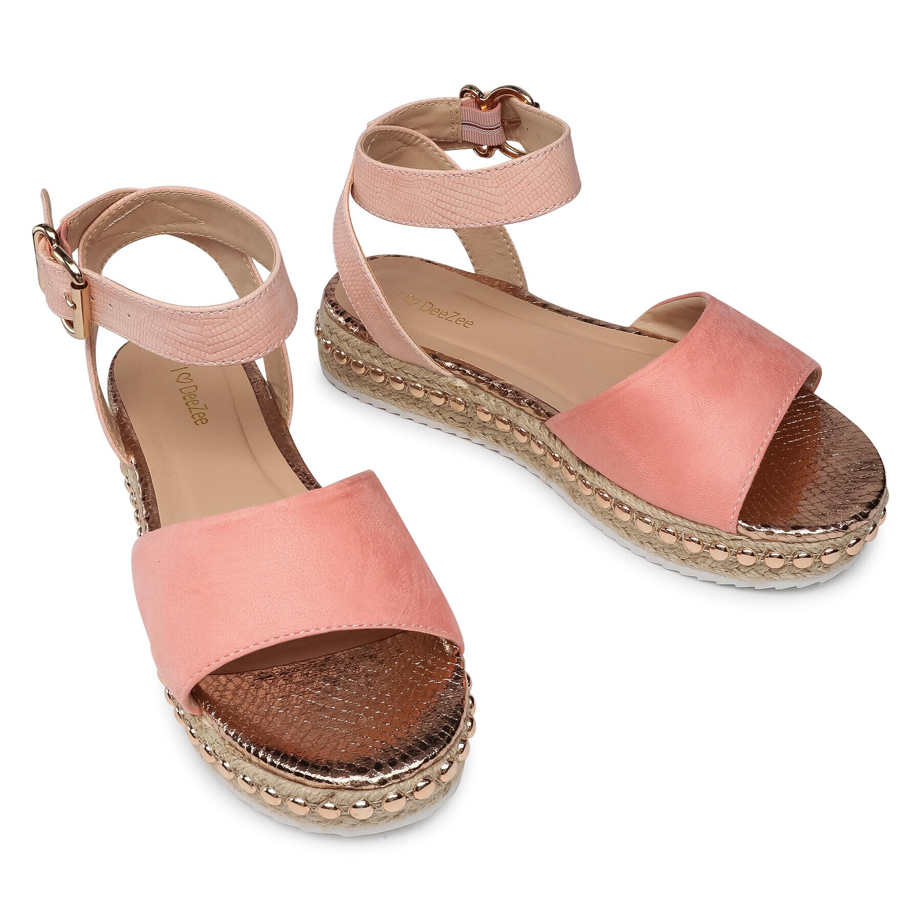 DeeZee Espadrile WS210402-01 Roz - Pled.ro