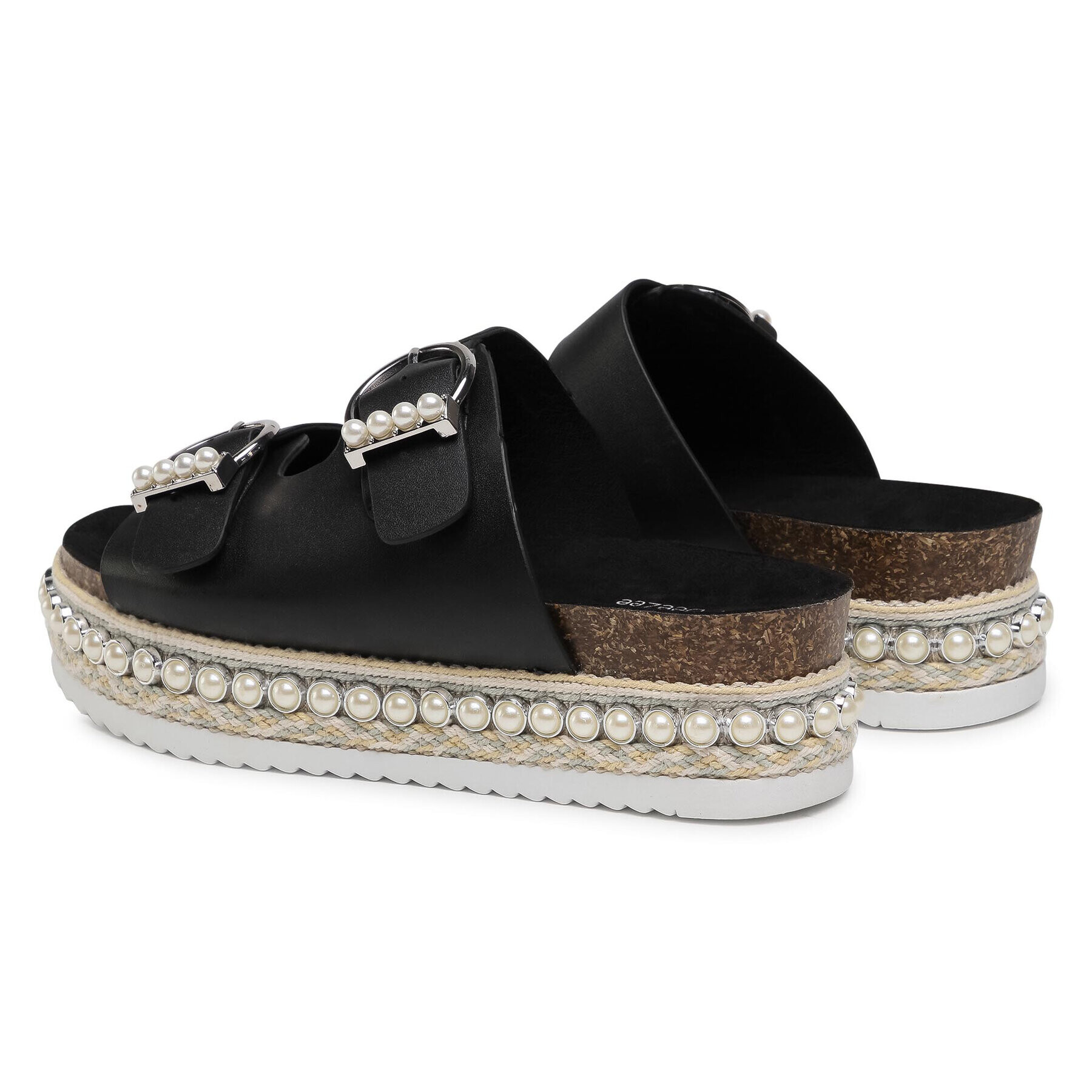 DeeZee Espadrile WS210407-01 Negru - Pled.ro