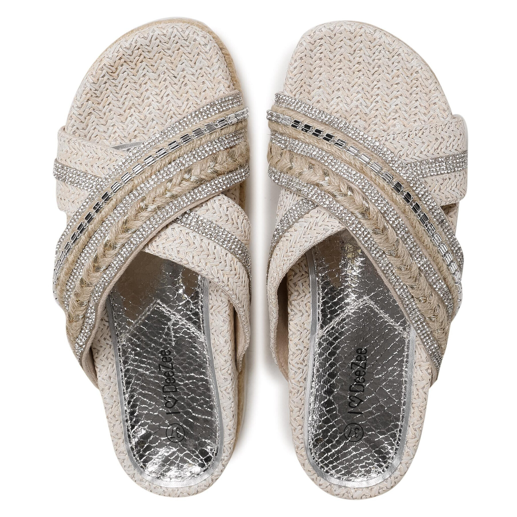 DeeZee Espadrile WS210432-01 Bej - Pled.ro