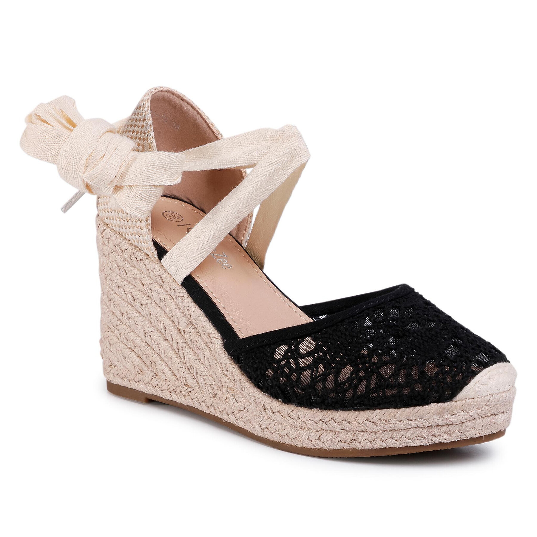 DeeZee Espadrile WS270901-01 Negru - Pled.ro