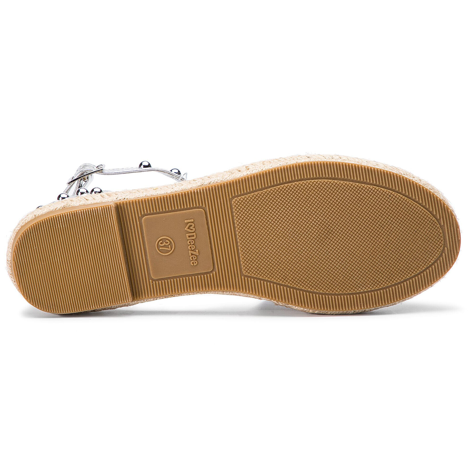 DeeZee Espadrile WS56700-16 Argintiu - Pled.ro