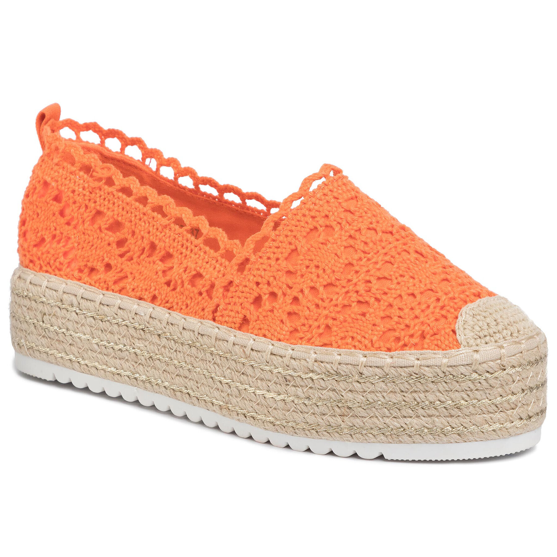 DeeZee Espadrile WS569B-17 Portocaliu - Pled.ro