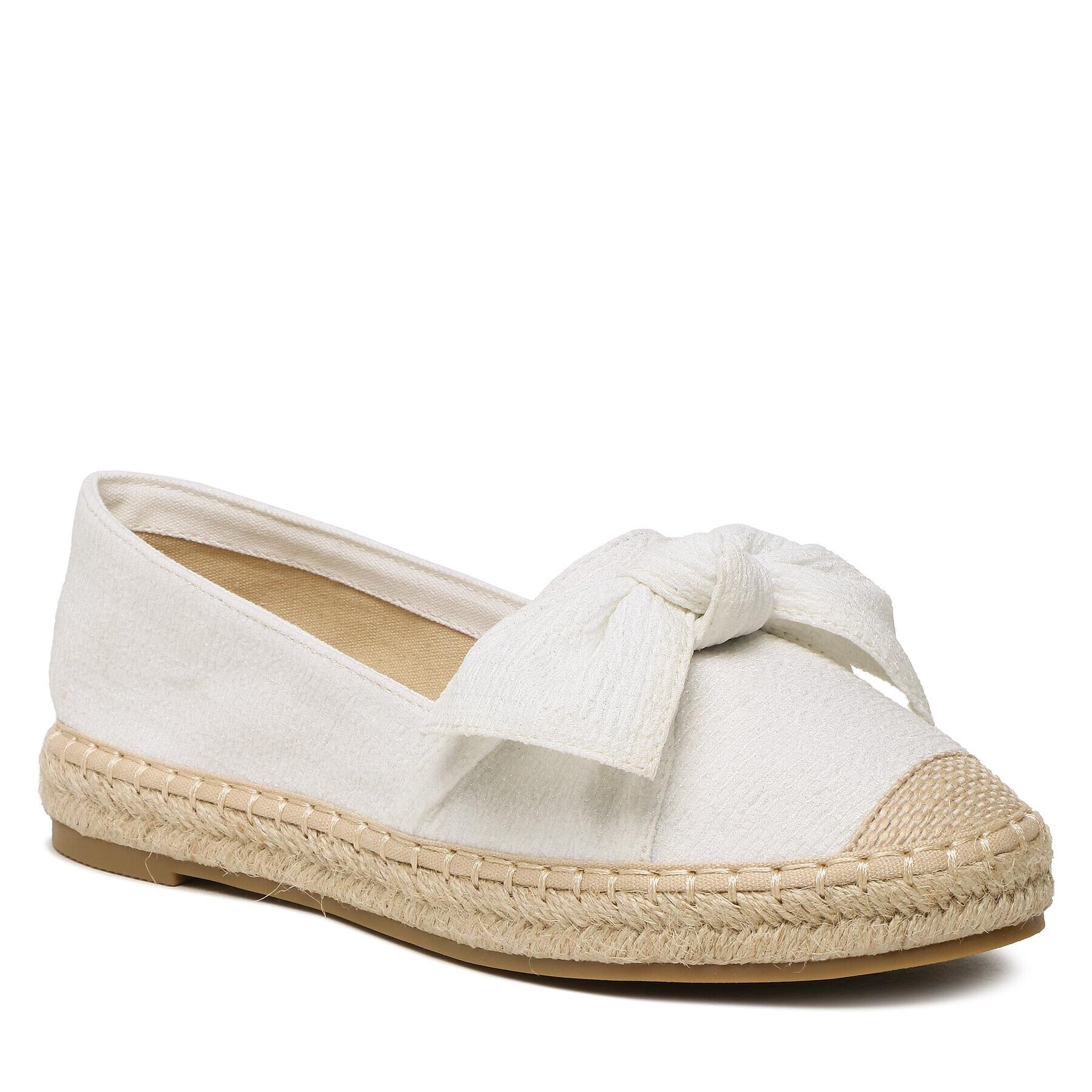 DeeZee Espadrile WS714-102 Alb - Pled.ro