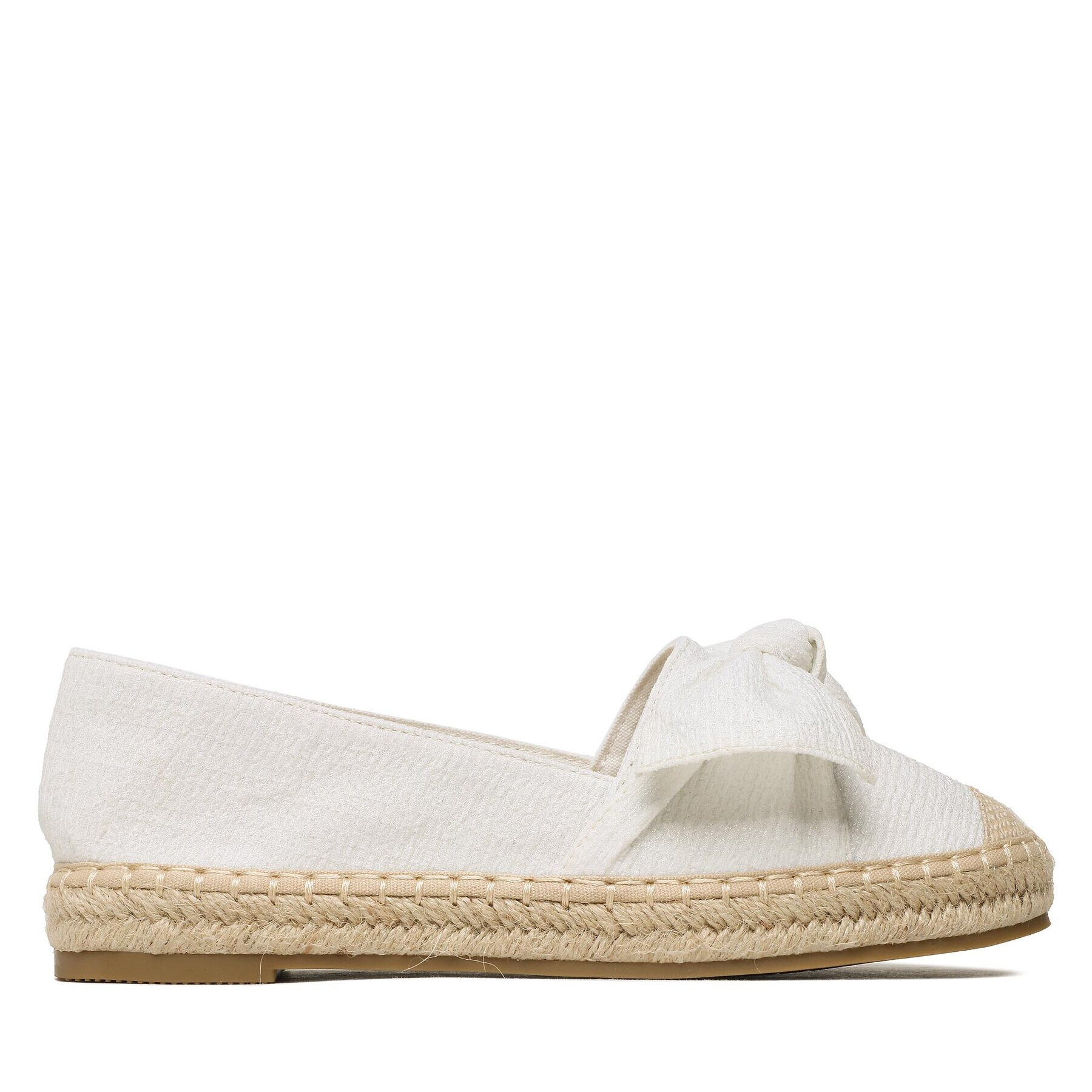 DeeZee Espadrile WS714-102 Alb - Pled.ro