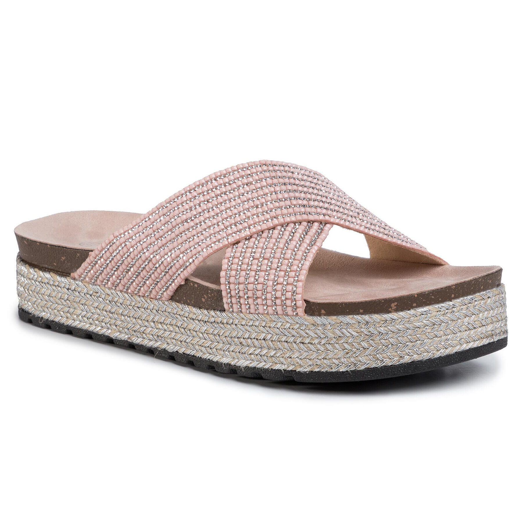 DeeZee Espadrile WSHT2019-03 Roz - Pled.ro