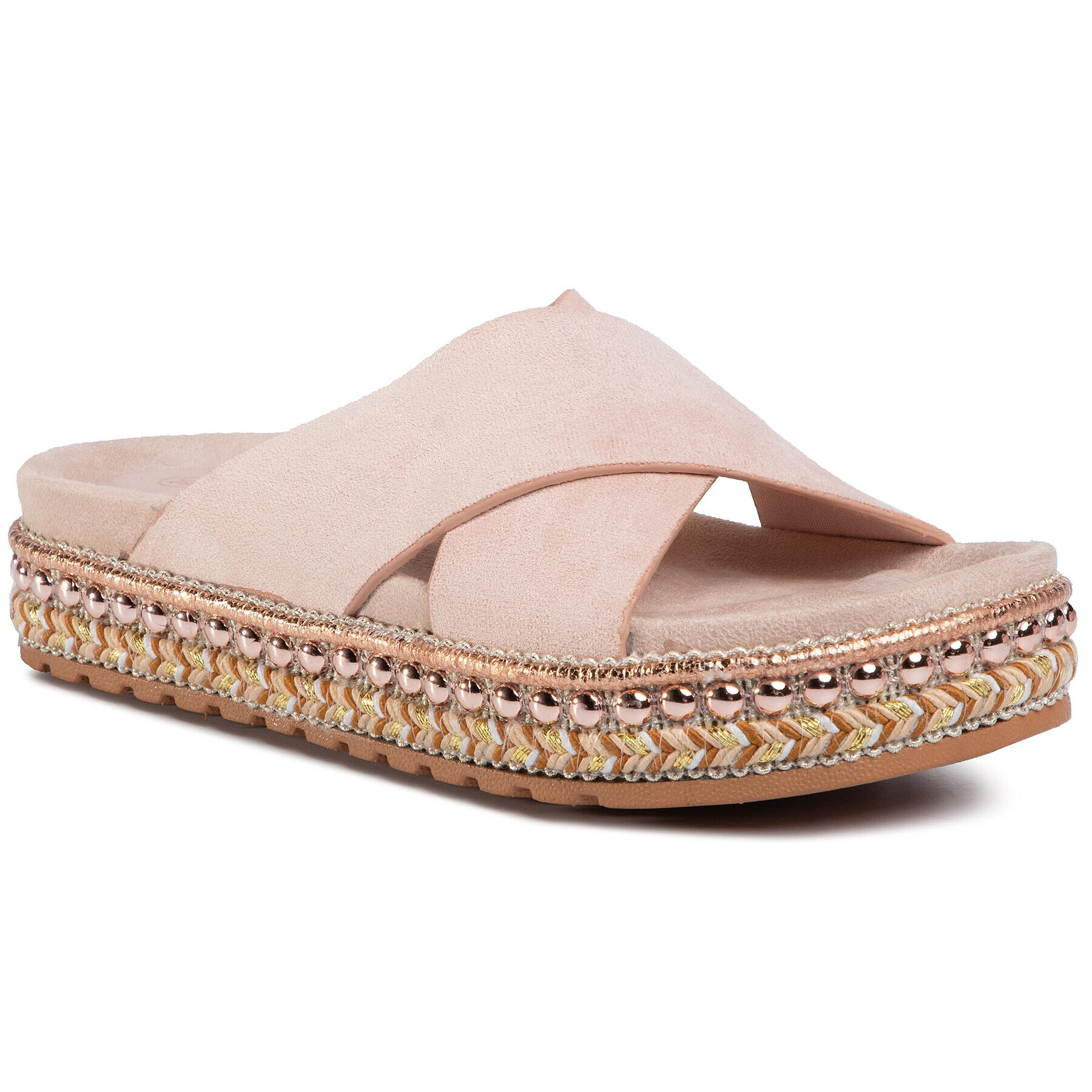 DeeZee Espadrile WSHT2019-04 Roz - Pled.ro