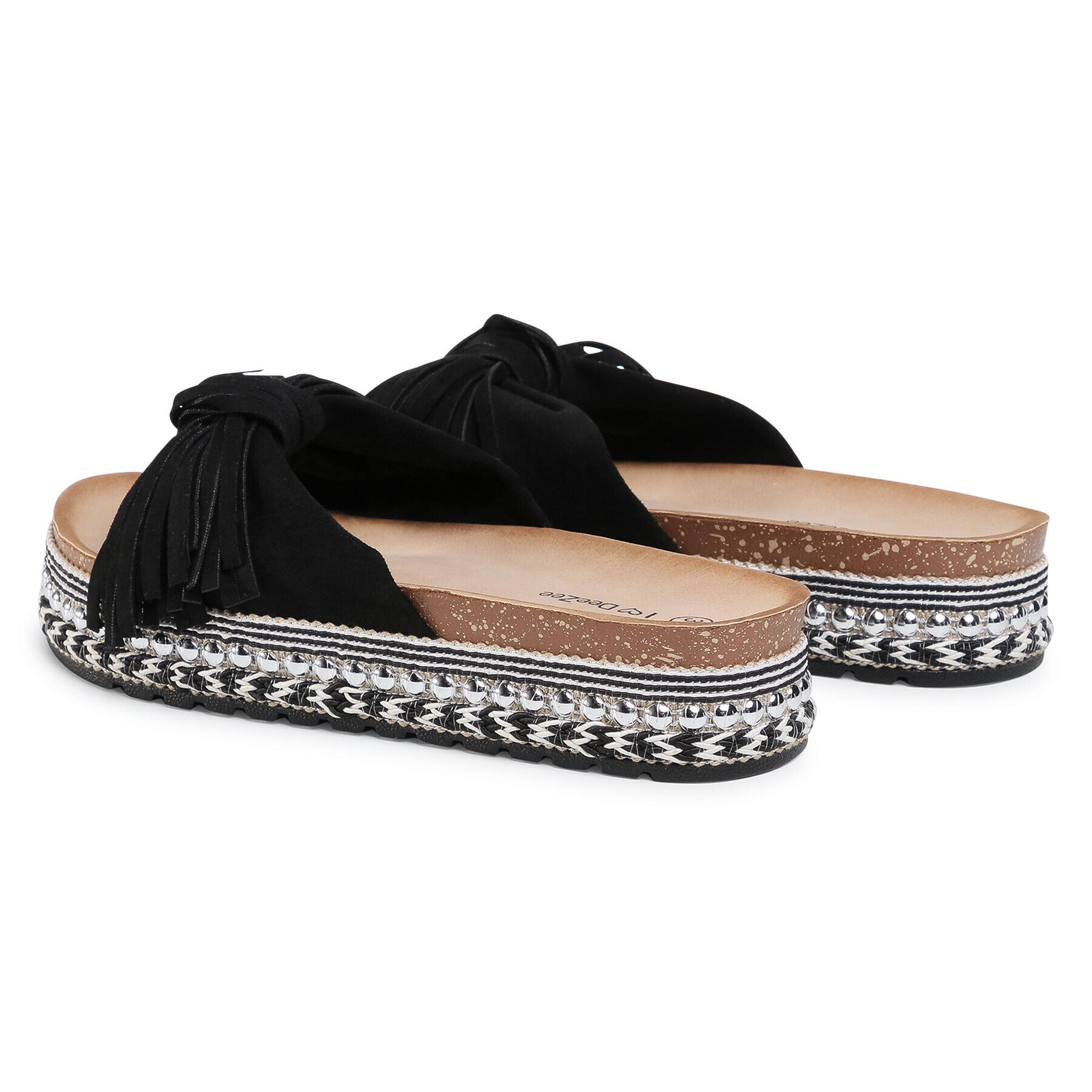 DeeZee Espadrile WSHT2019-05 Negru - Pled.ro