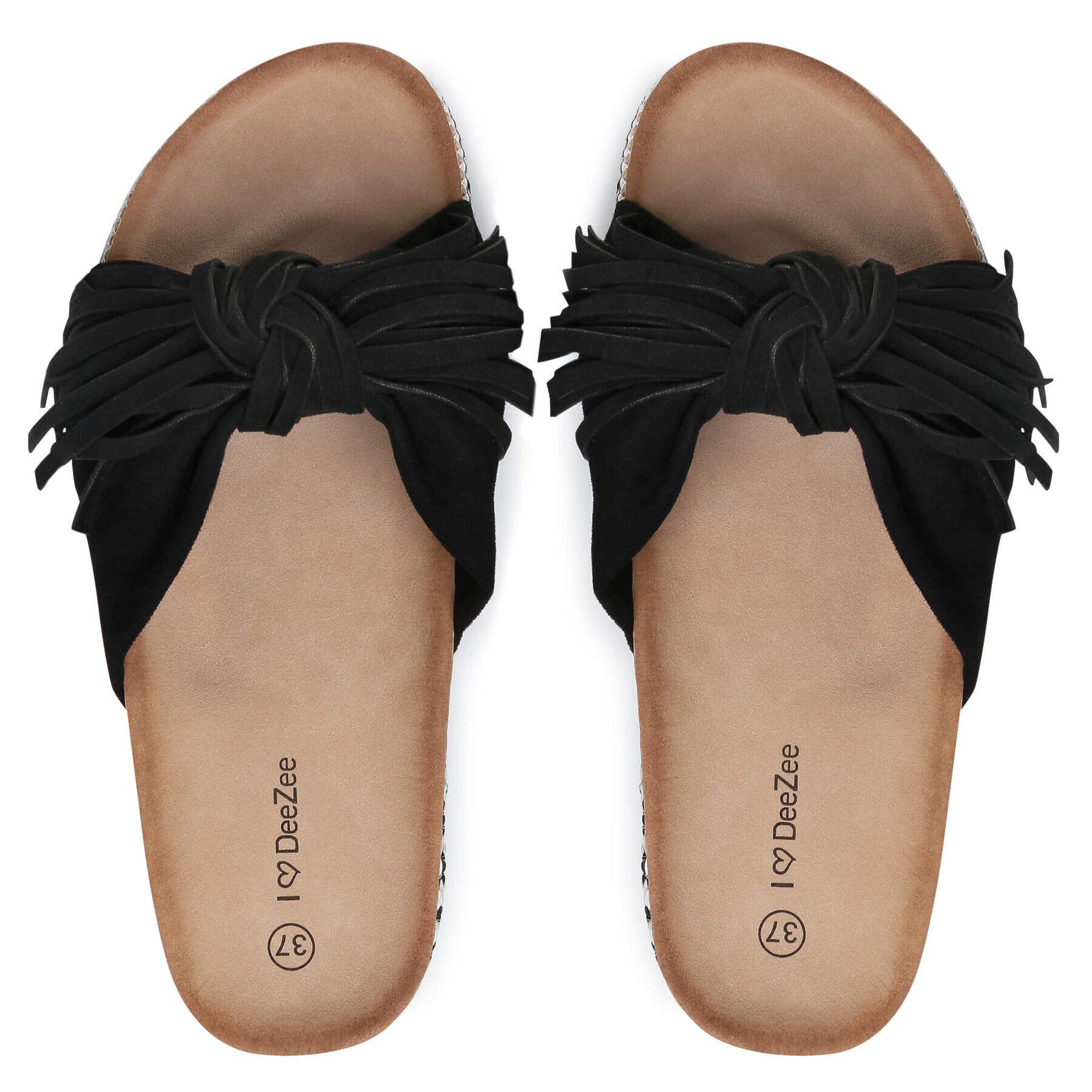 DeeZee Espadrile WSHT2019-05 Negru - Pled.ro