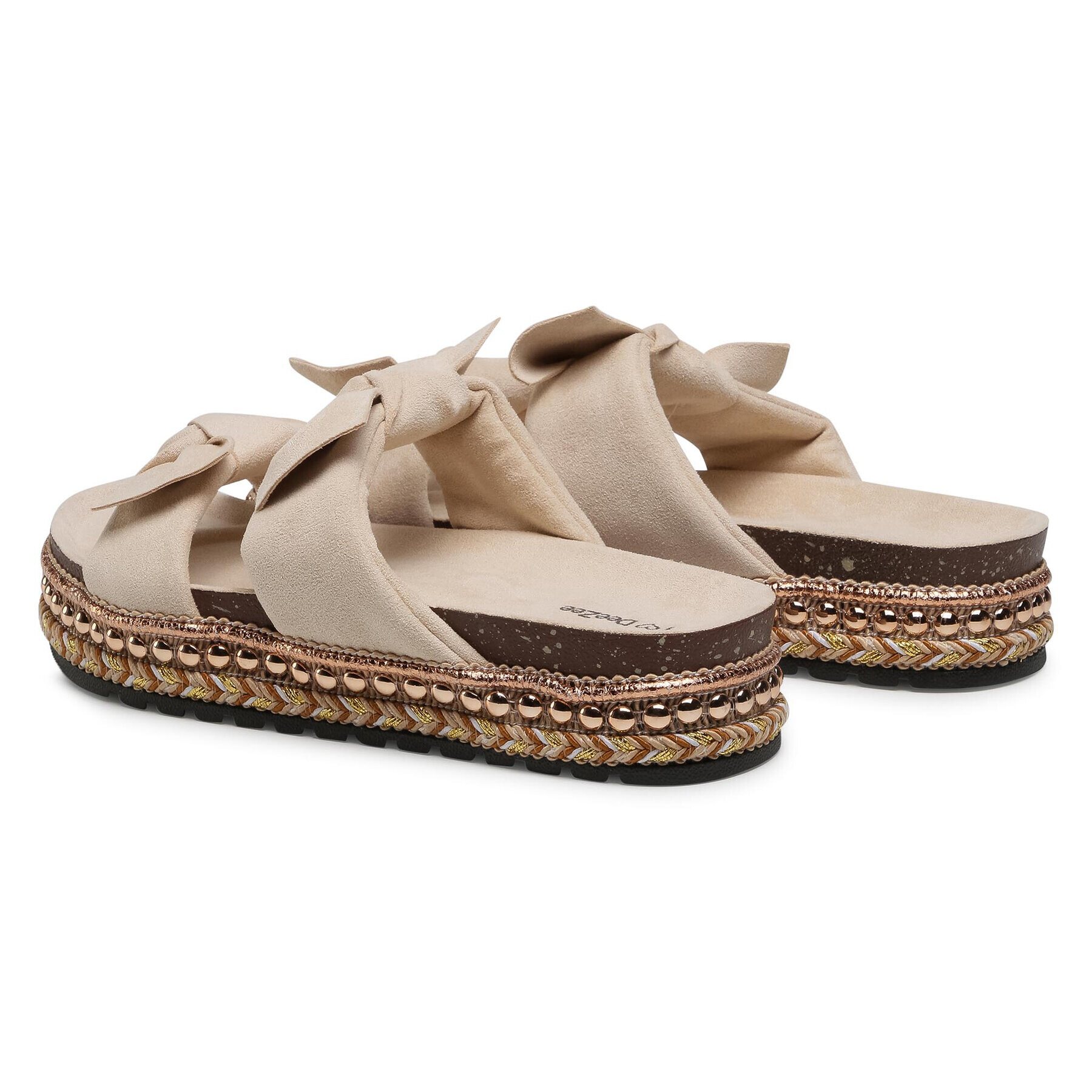 DeeZee Espadrile WSHT2019-07 Bej - Pled.ro