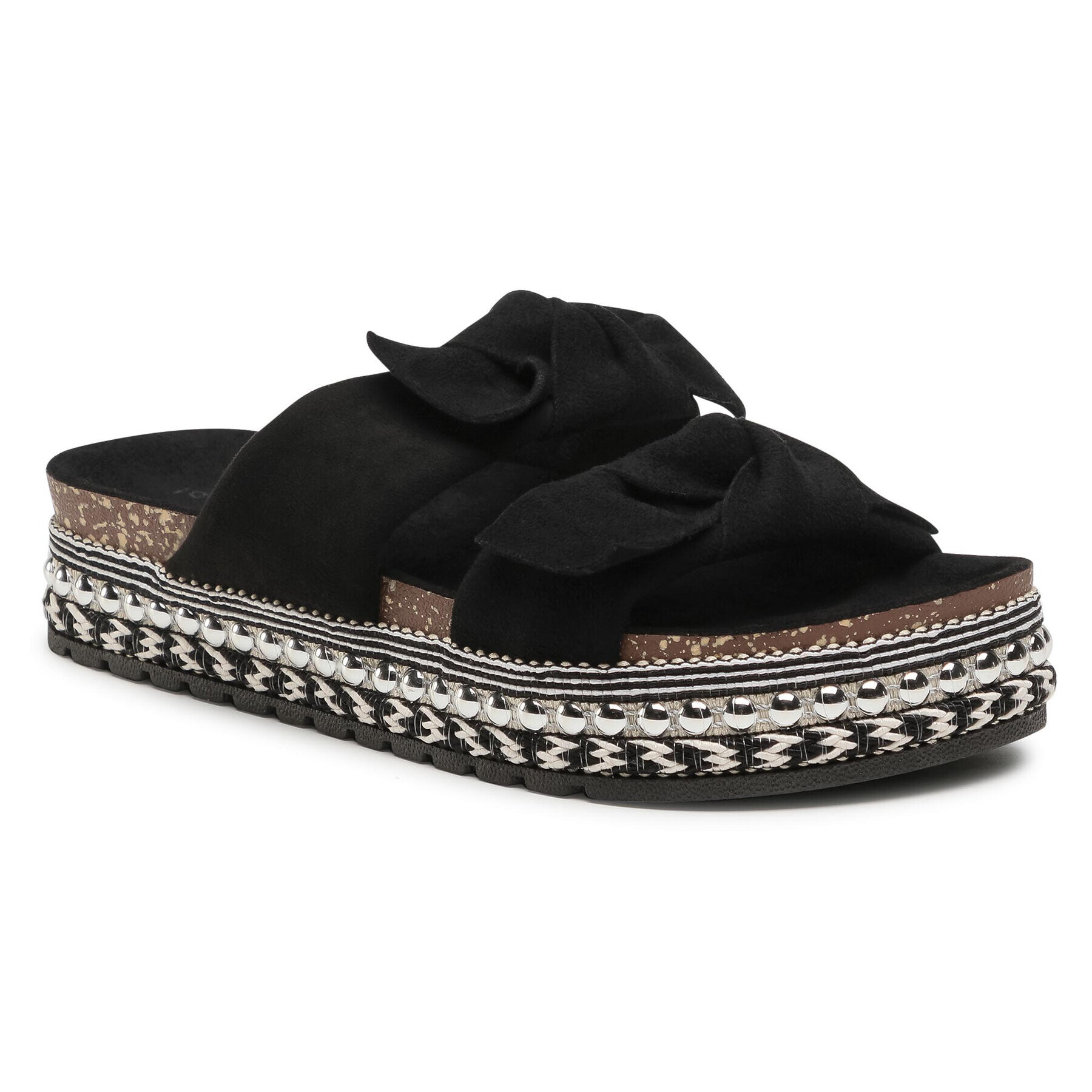 DeeZee Espadrile WSHT2019-07 Negru - Pled.ro