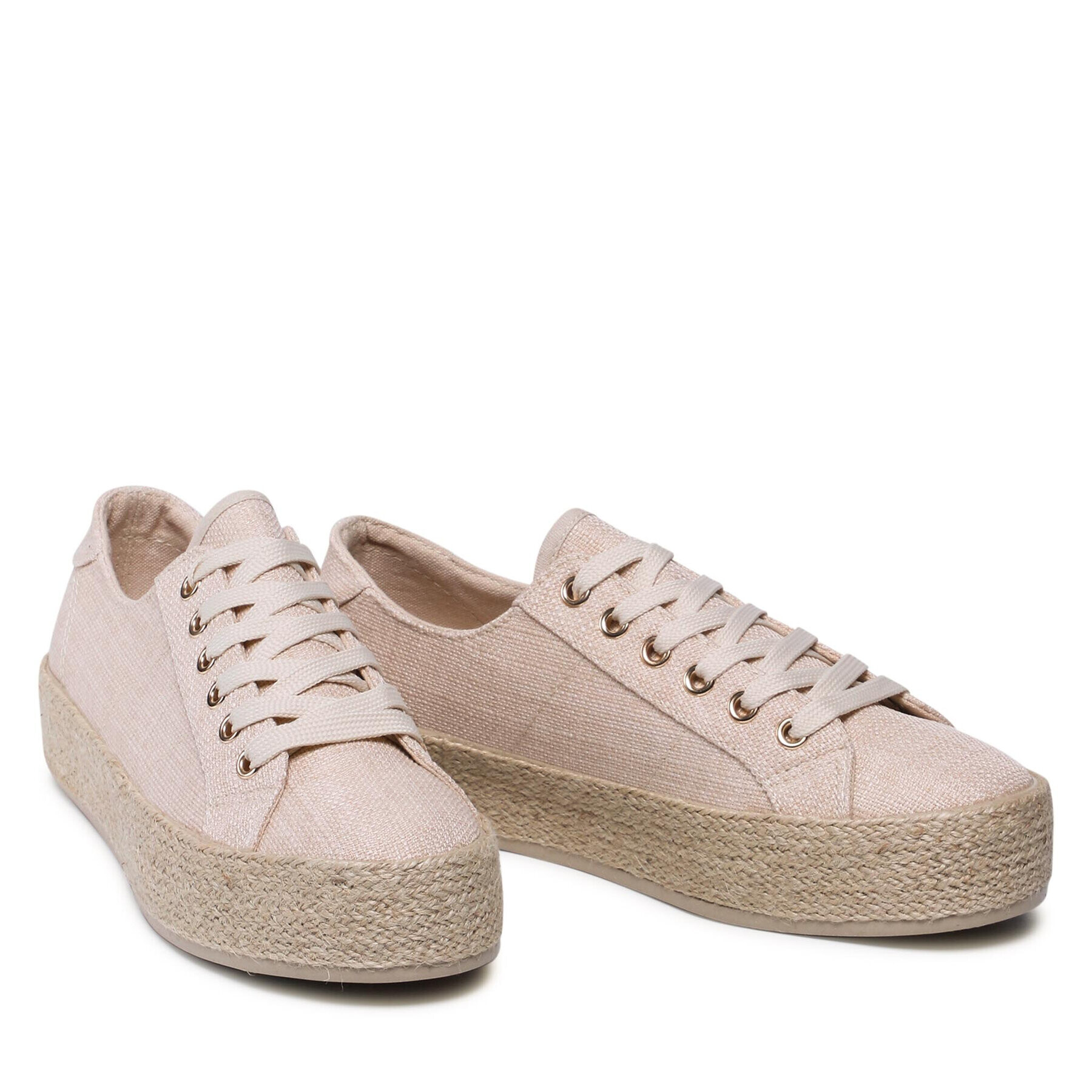 DeeZee Espadrile WSK1576-01 Bej - Pled.ro