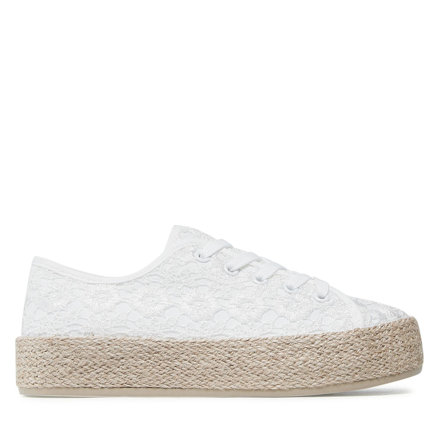 DeeZee Espadrile WSK1576-14 Alb - Pled.ro