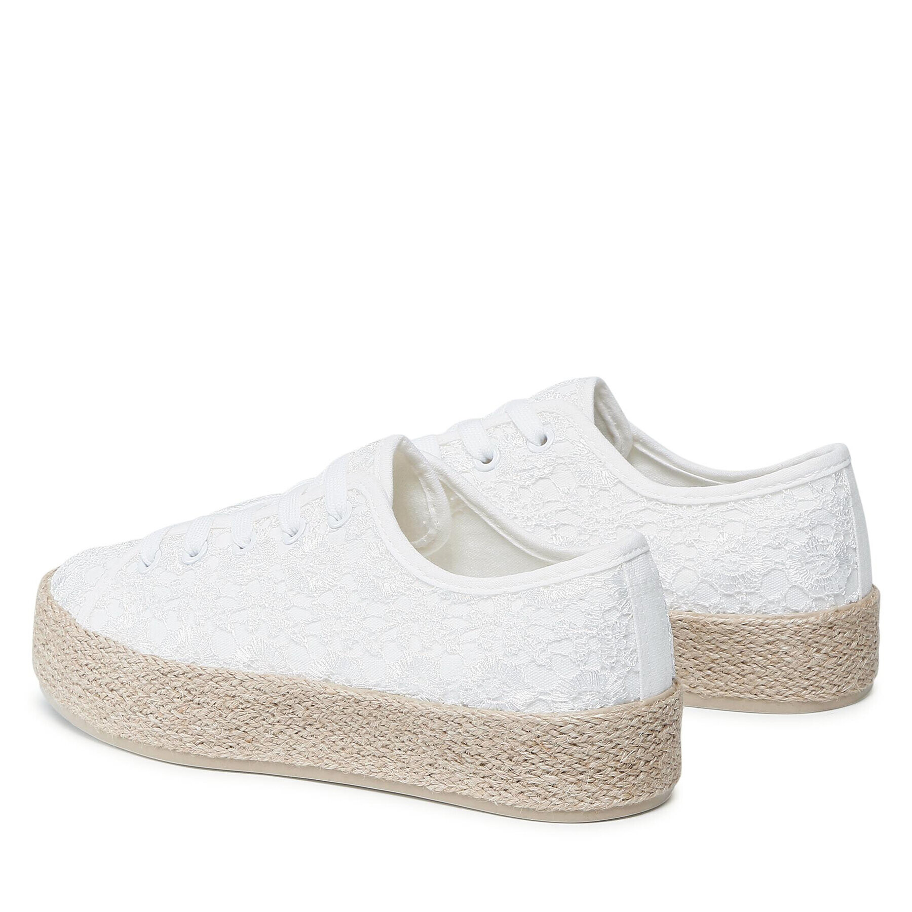 DeeZee Espadrile WSK1576-14 Alb - Pled.ro