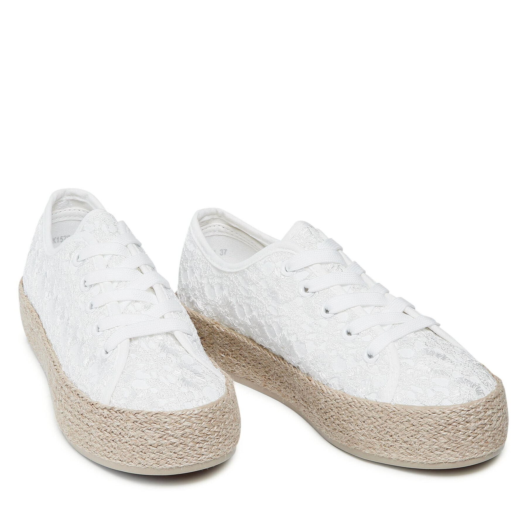 DeeZee Espadrile WSK1576-14 Alb - Pled.ro