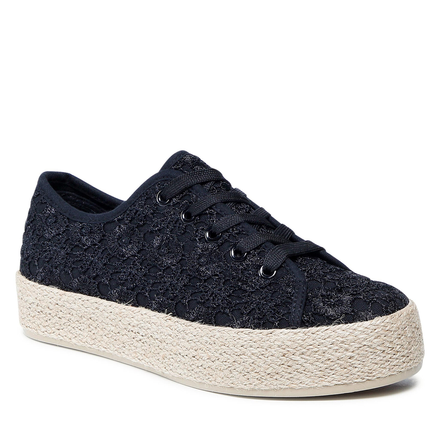 DeeZee Espadrile WSK1576-14 Negru - Pled.ro