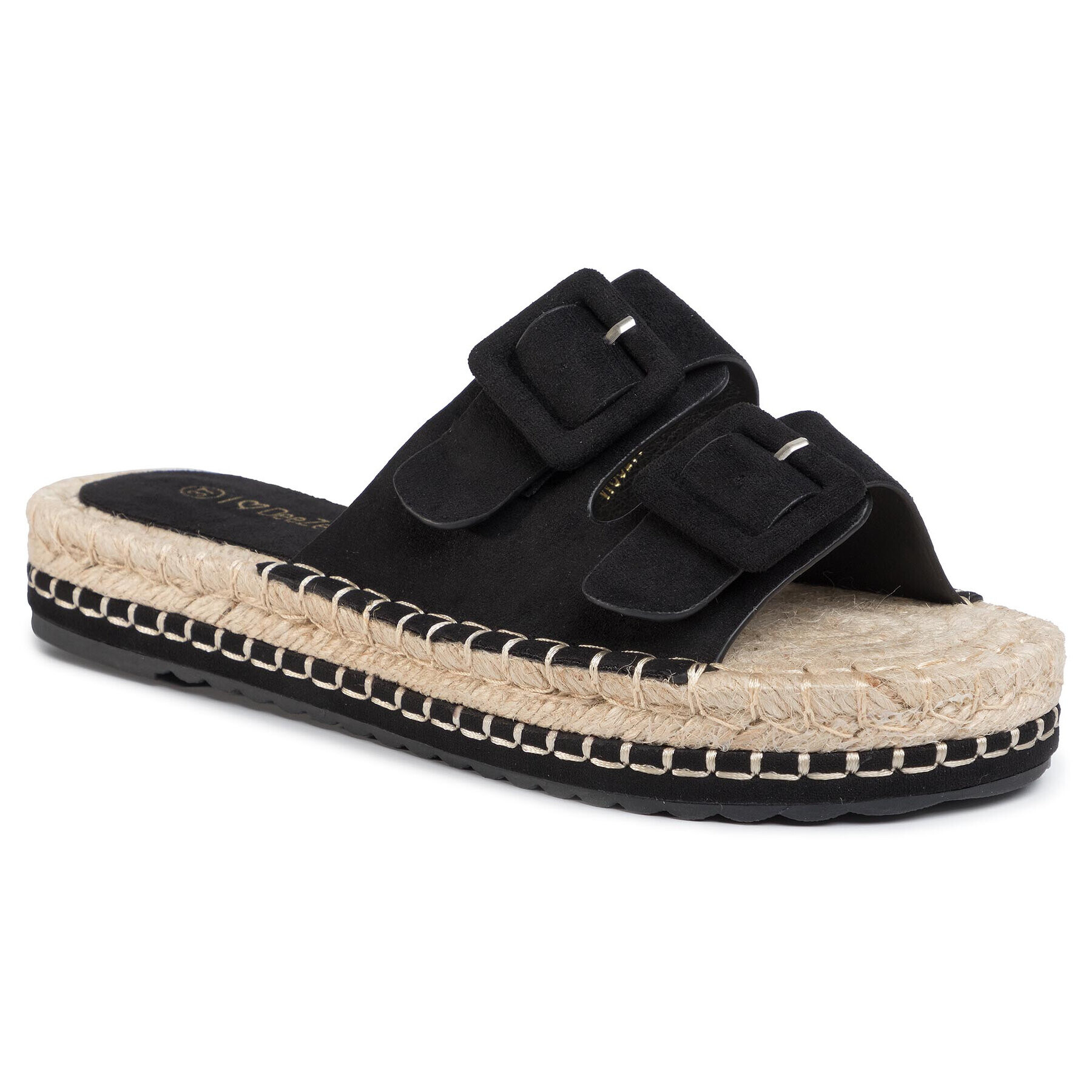 DeeZee Espadrile WSS20301-01 Negru - Pled.ro