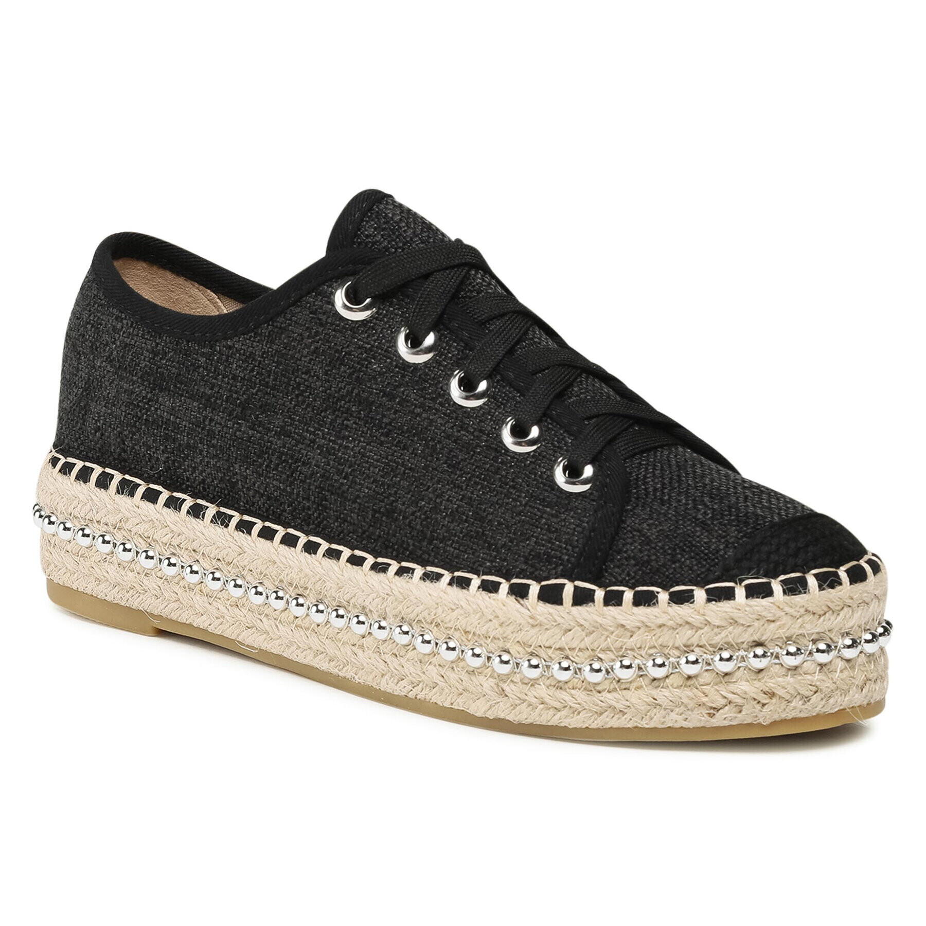 DeeZee Espadrile WSS20327-01 Negru - Pled.ro